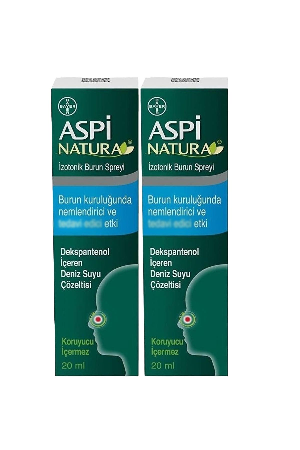 Aspinaturaİzotonik BurunSpreyi 20 ml 2 Adet