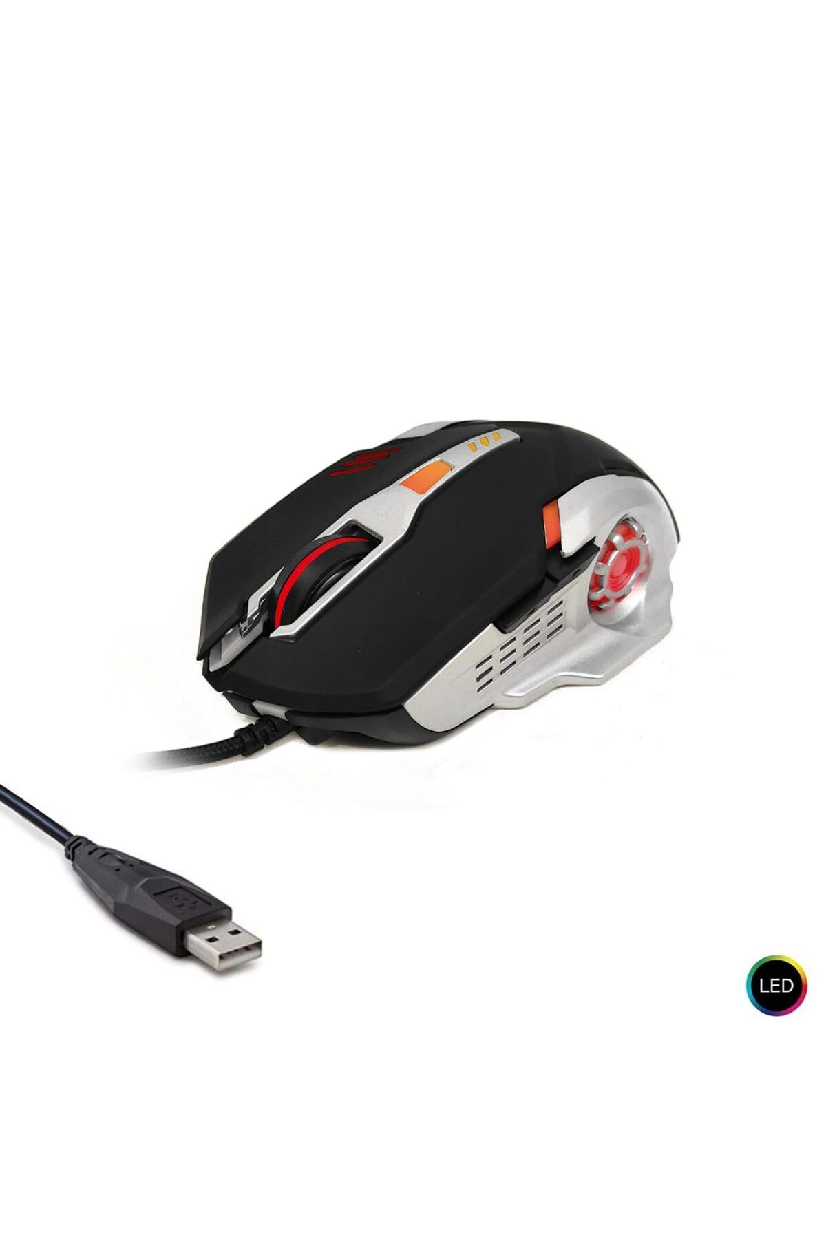 POLAXTOR611-6D KabloluOyuncu Mouse 3200 Dpi L...