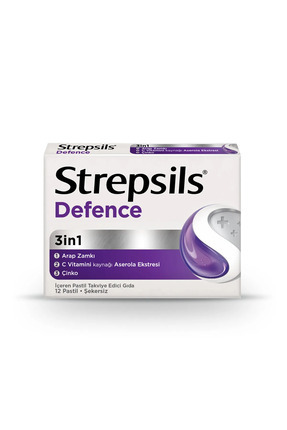 Strepsils Defence 3in1 Pastil 12'li Image 0