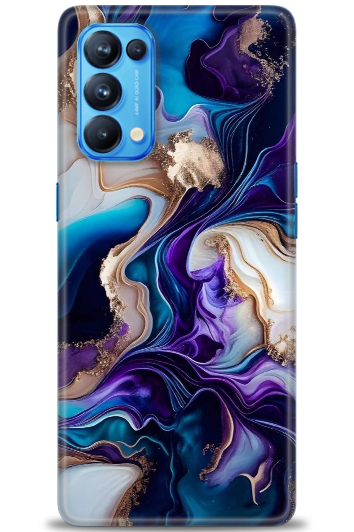 Oppo Reno 5 Pro İle TamUyumlu Kılıf HD Baskıl...