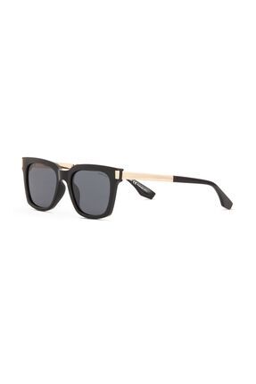 DS 2373 C1 Kare Siyah - Altın Unisex Güneş Gözlüğü Image 0