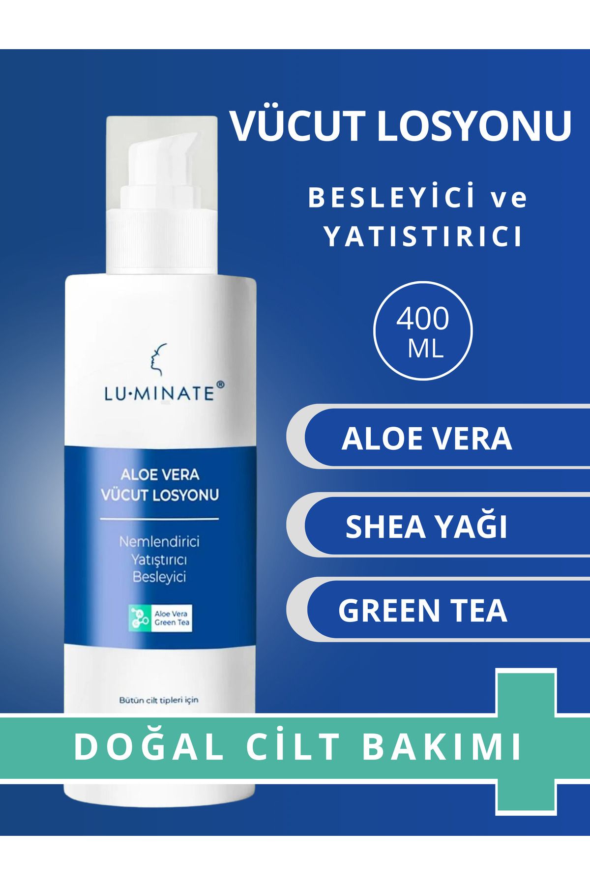 Luminate Vücut Losyonu AloeVera Shea Yağı Ve...