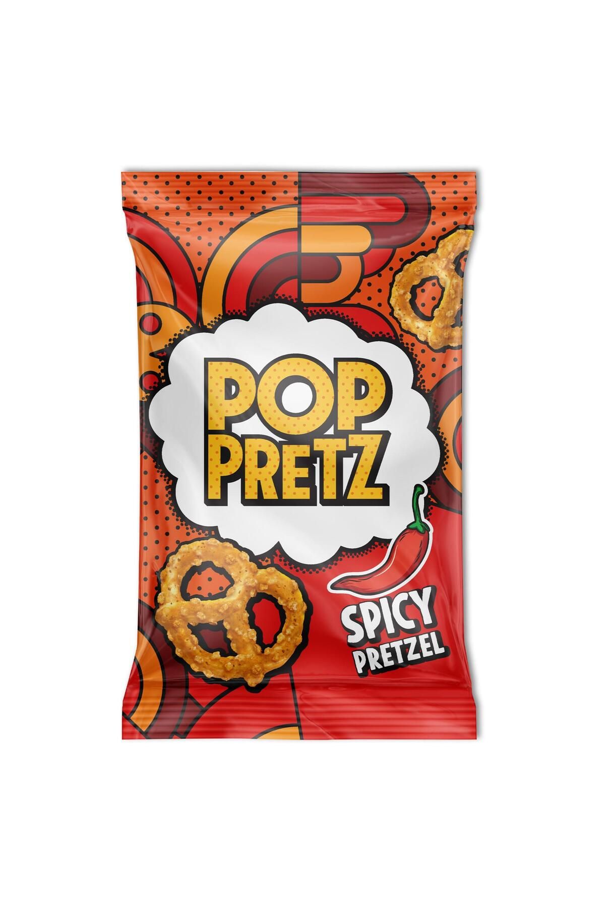 Poppretz Acılı Fiyonk Kraker Acılı 50 gr X 6 Adet