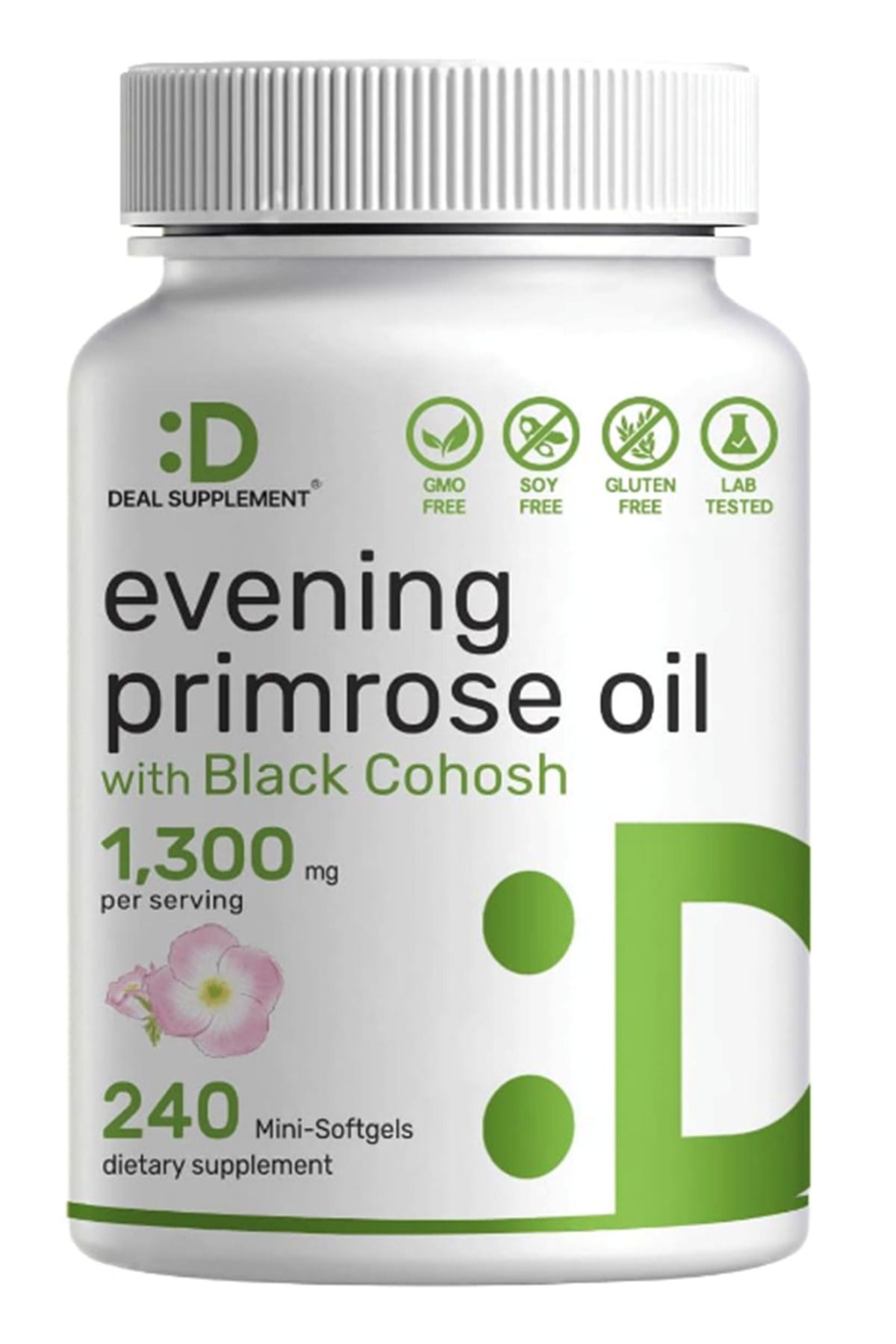 DEAL SUPPLEMENT EveningPrimrose Oil 1300mg 24...