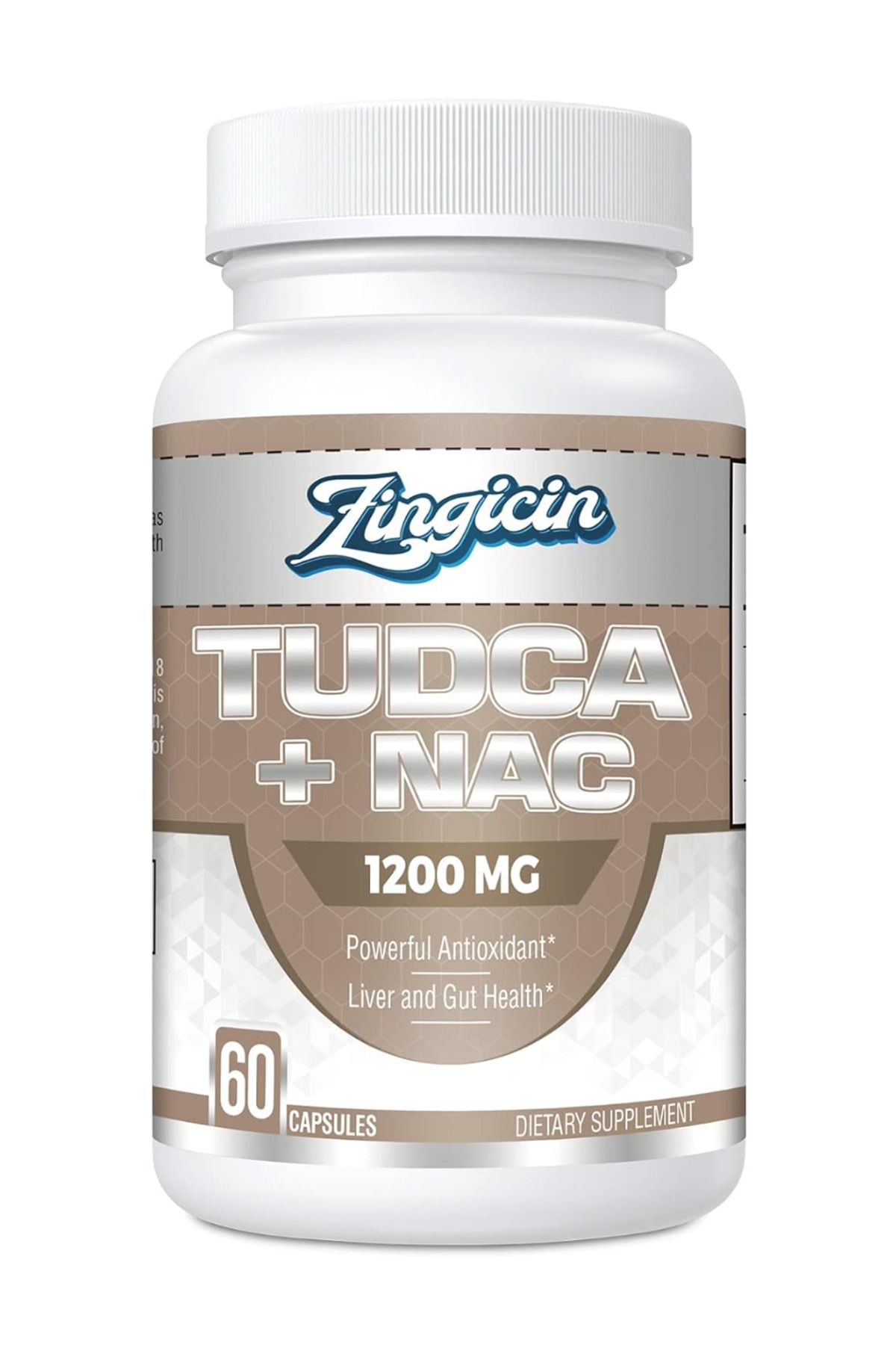 ZINGICIN TUDCA with NACSupplement 1200mg - 60...