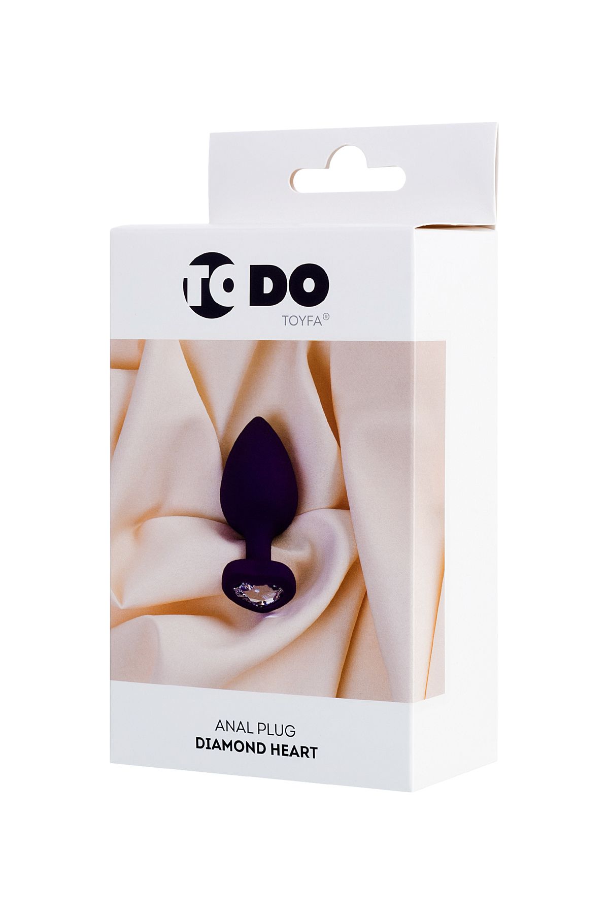 ToDo by Toyfa Diamond Heart anal kılıf, Silikon, mor, 7 cm, Ø 2 cm, 18 g