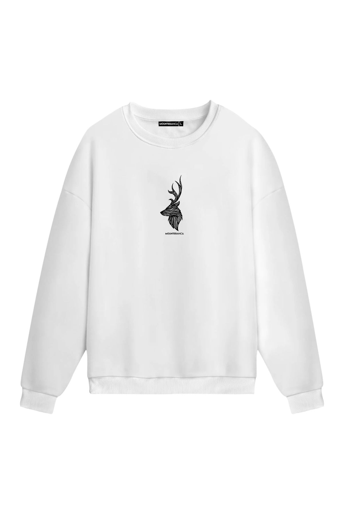 Mounte Bianca Unisex Deer II- Regular Sweatsh...