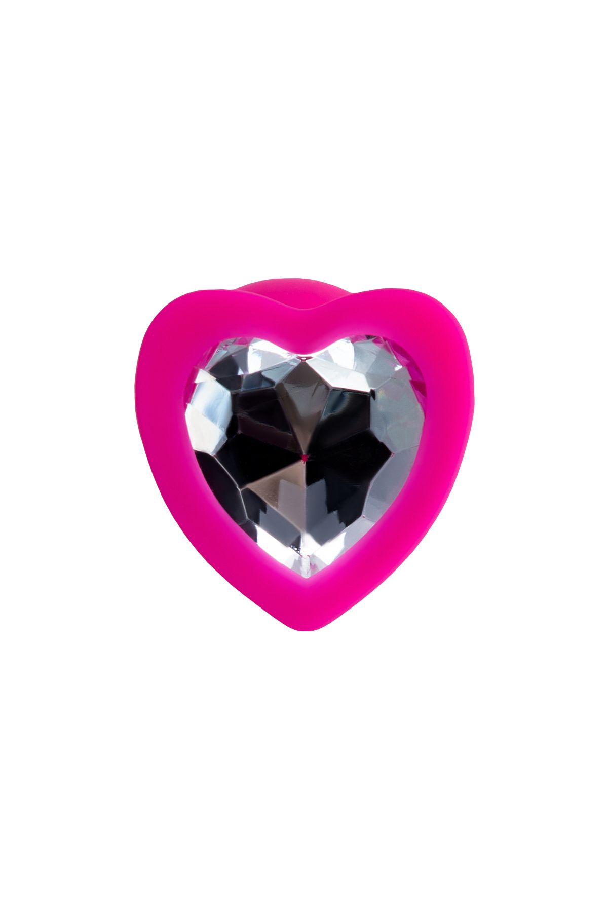 Todo By Toyfa Diamond Heart Anal Kılıf, Silikon, Pembe, 7 Cm, Ø 2 Cm, 18 G