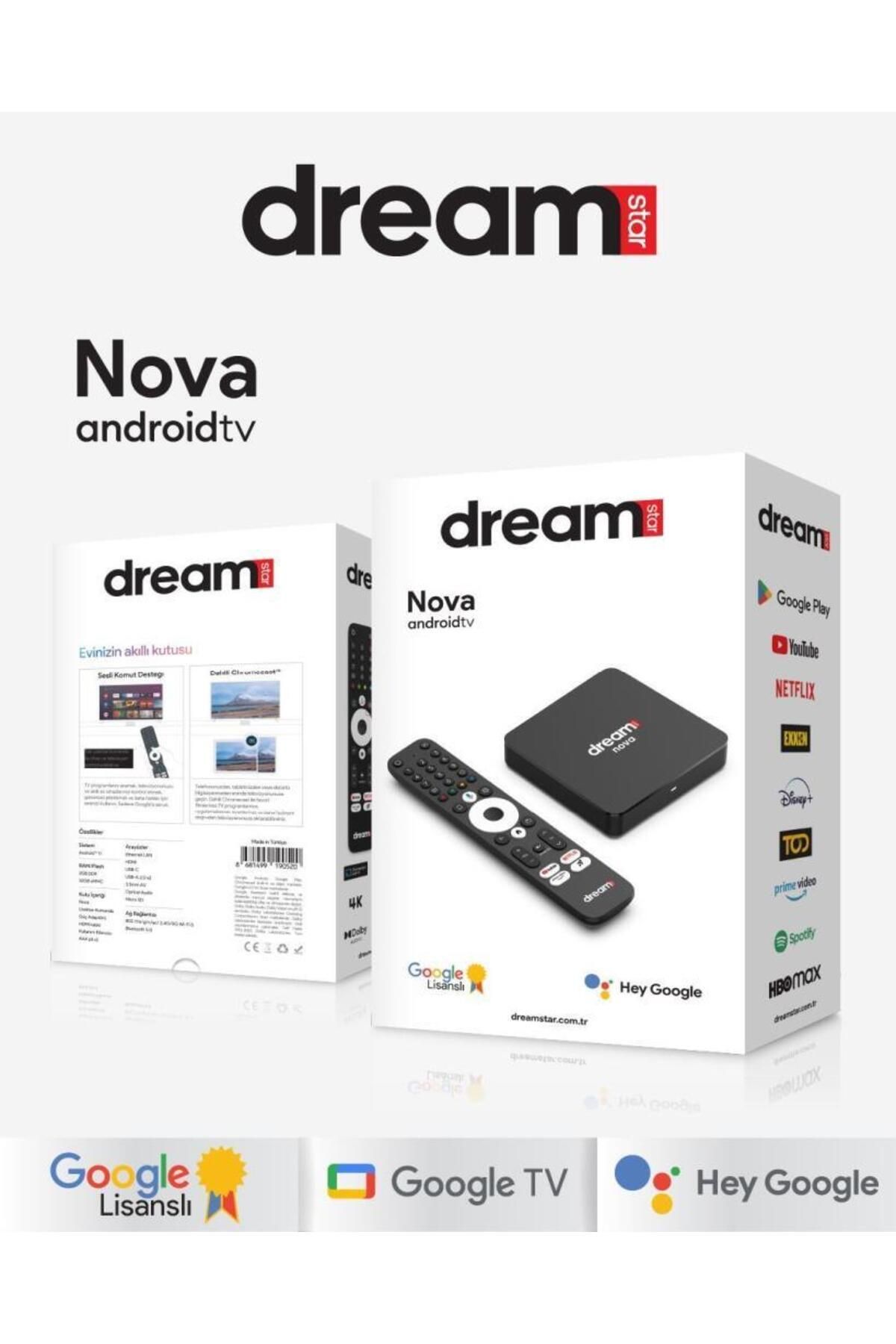 DreamstarNova Android Tv Box2gb Ram 32GB Hafı...