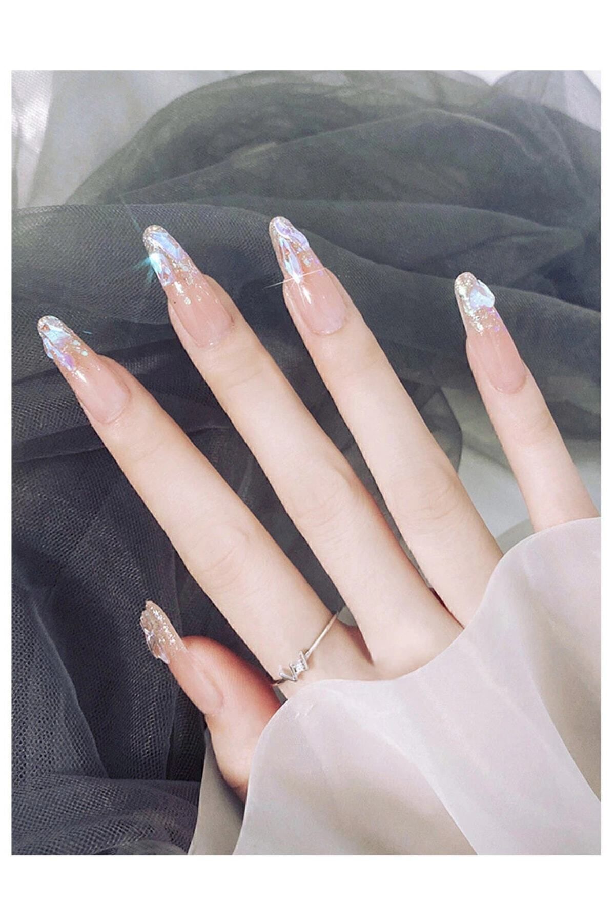 Tırnak Süsleme Taşı, Kolay Uygulanabilir, 4'lü Nail Art Tırnak Süsleme Taş Seti