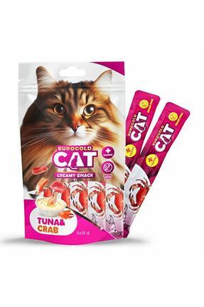 Ton Balığı Ve Yengeçli Sıvı Kedi Ödülü 15gr 5li Image 0