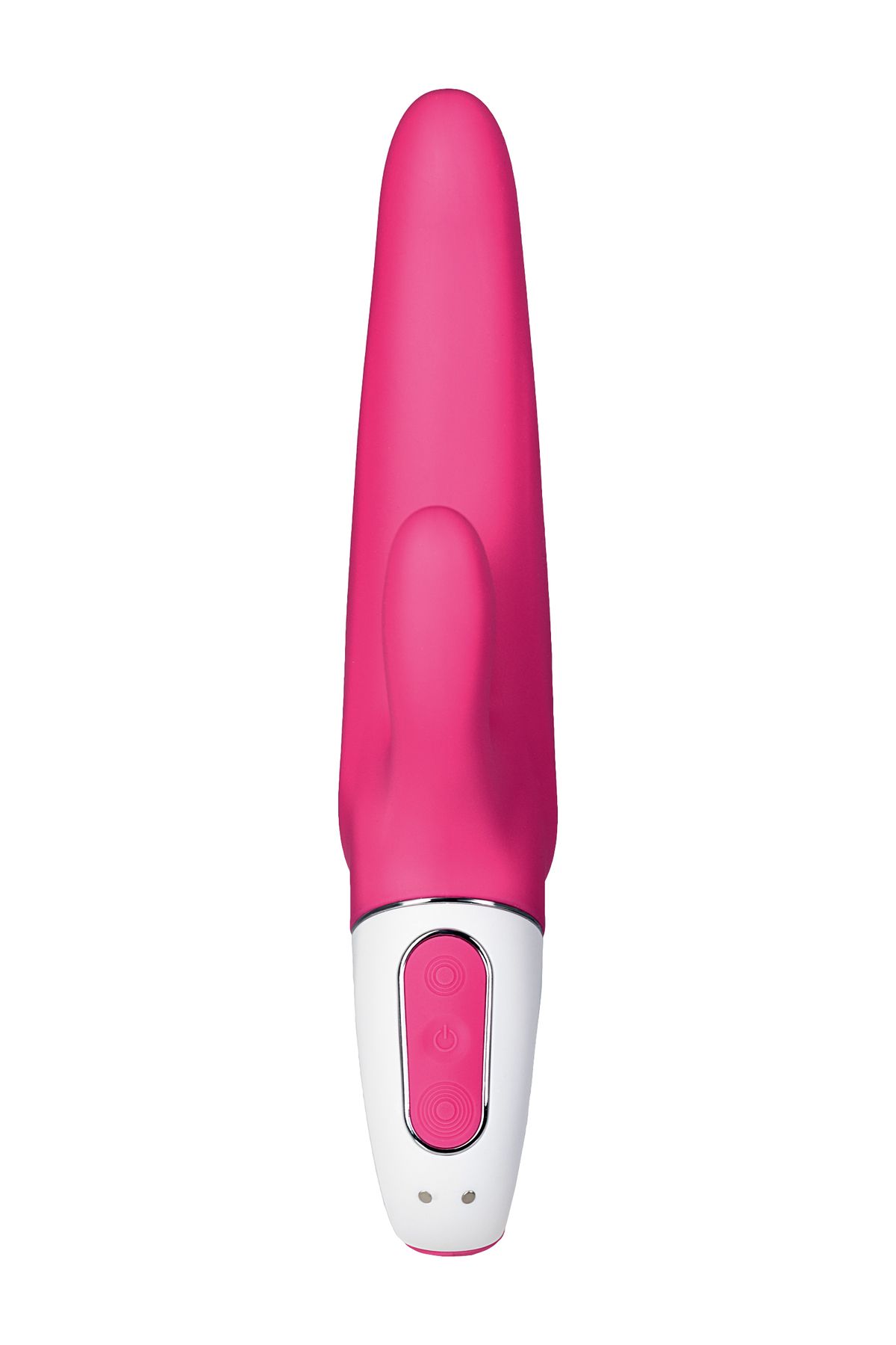 Satisfyer Vibratör Vibes MrGerçekçi Olmayan . Tavşan, Silikon, Kırmızı, 22,1 cm.