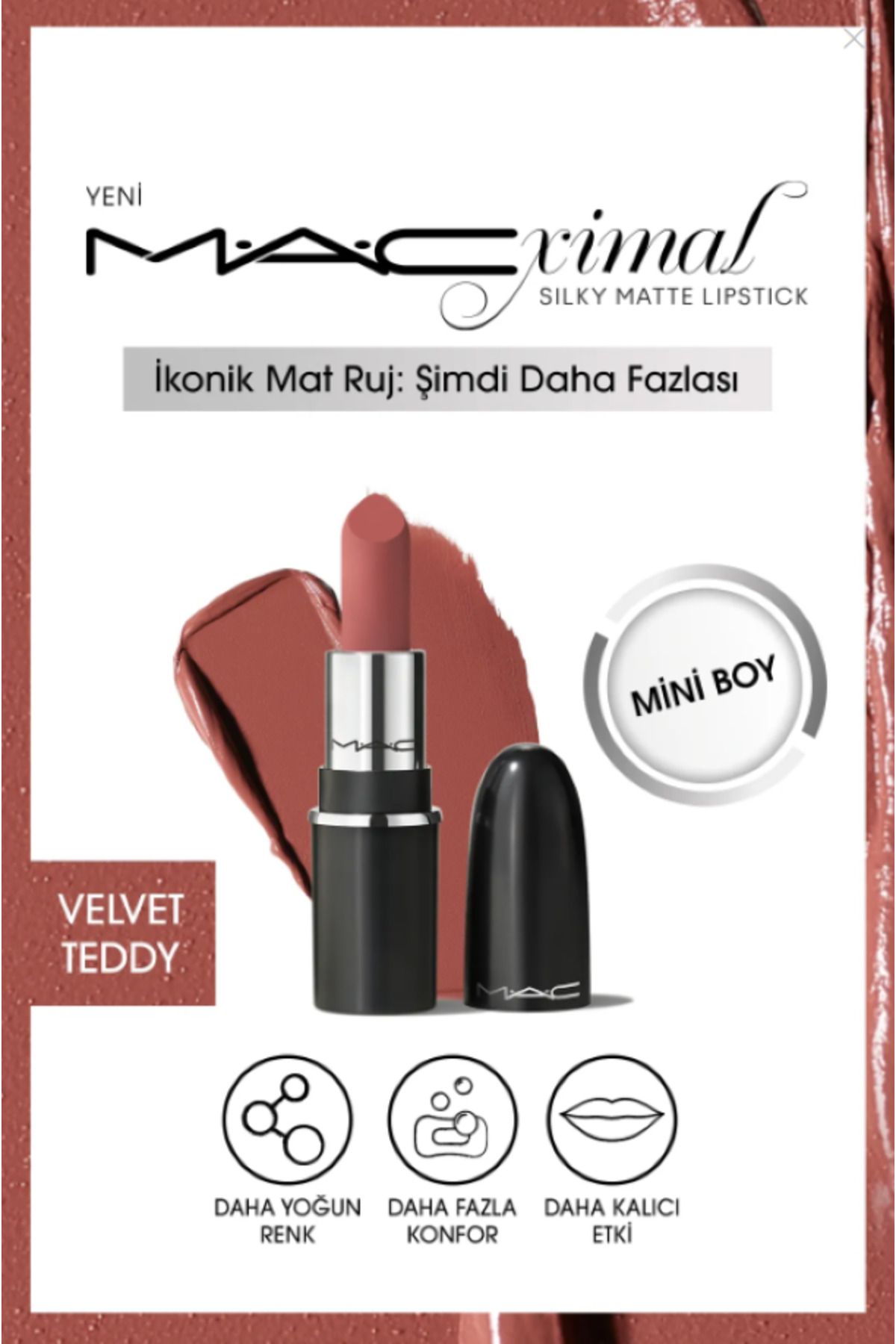 Mac MACximal Mini MAC SilkyMatte Lipstick-VEL...