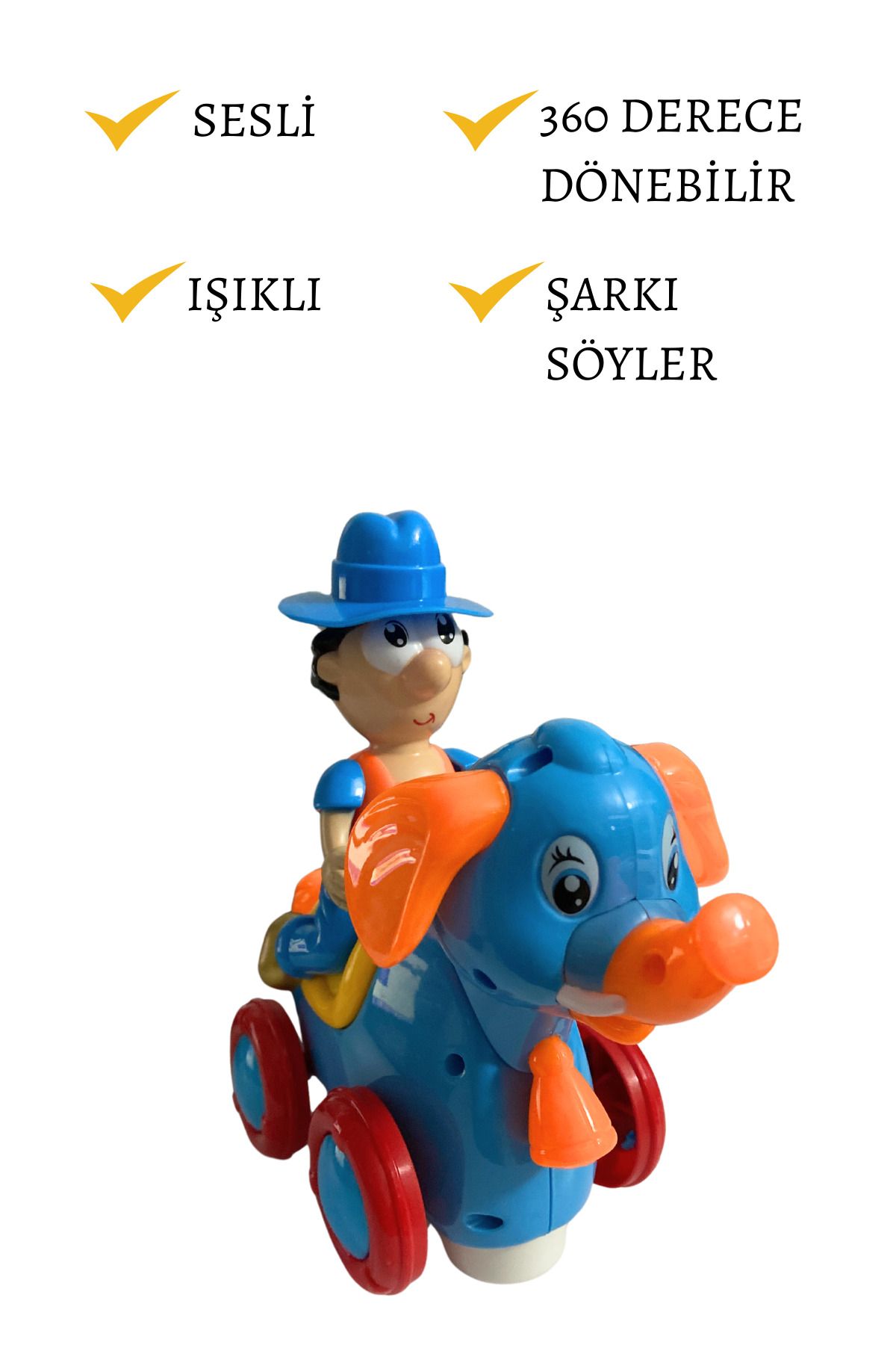 MASEN TOYS SESLİ IŞIKLI ŞARKISÖYLEYEN 360 DER...