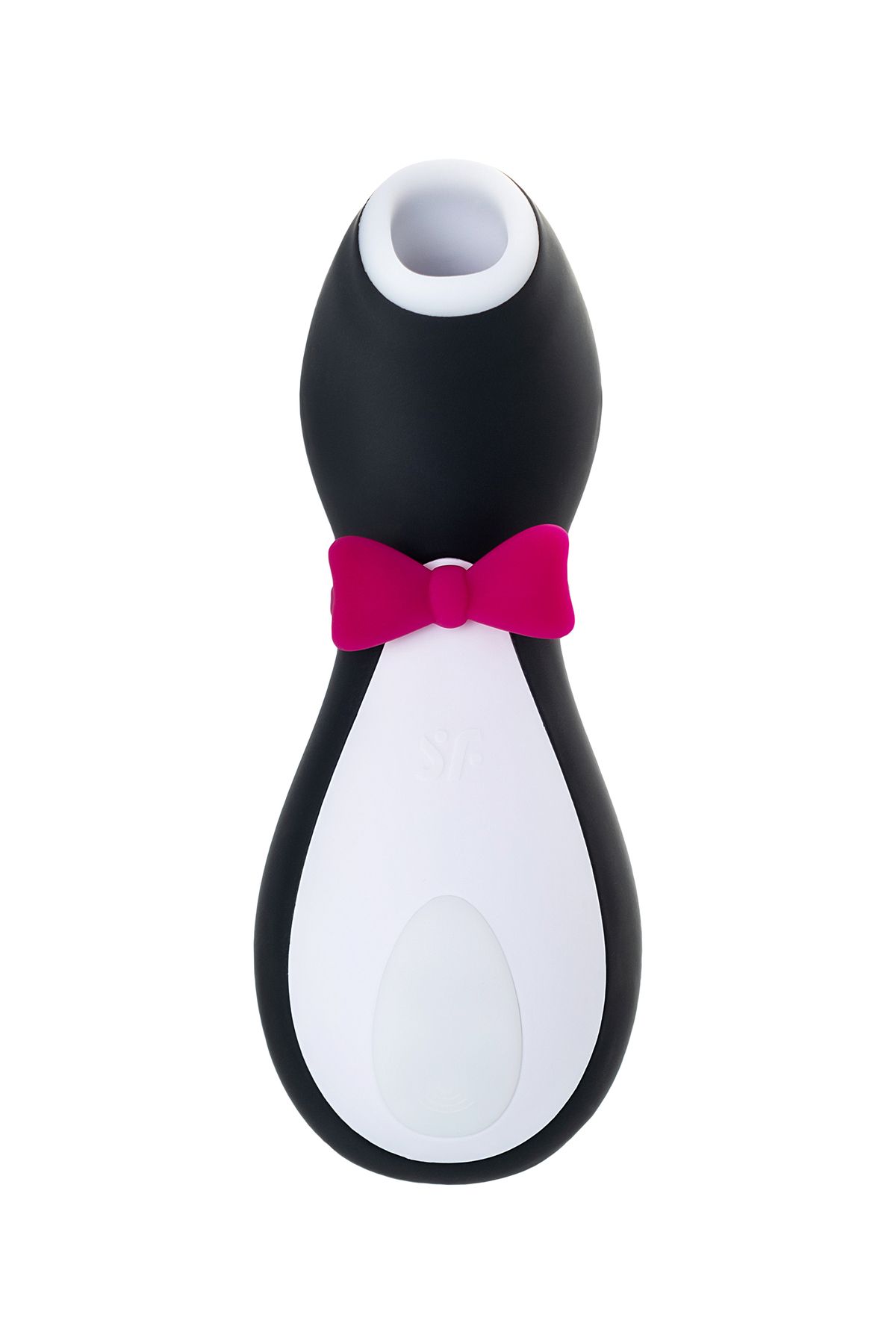 Satisfyer Penguin vakum dalgası temassız klitoris stimülatörü, silikon, siyah, 11,5 cm.