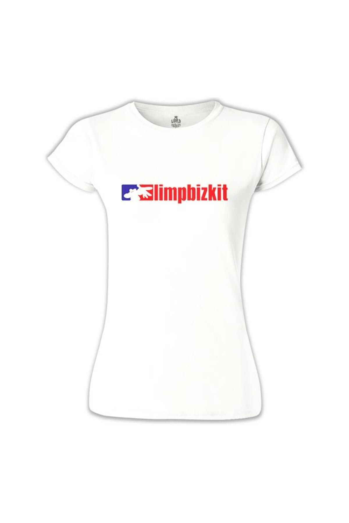 Lord T-ShirtLimpbizkit -Logo Beyaz Kadın Tshi...