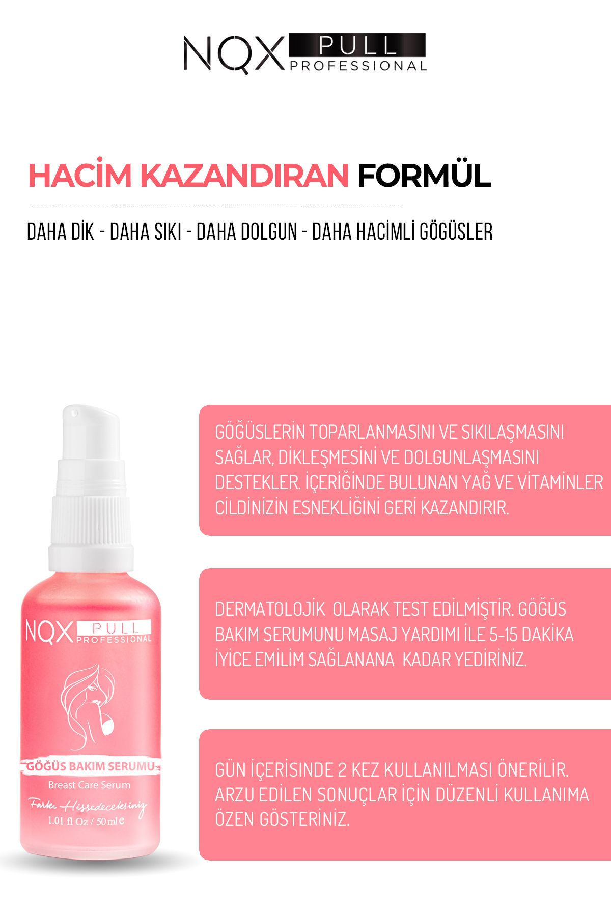 Göğüs Büyütmeye ,dikleştirmeye Yardımcı Bakım Serumu E50g