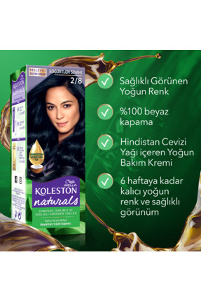 Koleston Naturals 2/8 Böğürtlen Siyahı Saç Boyası X2 Adet Image 4