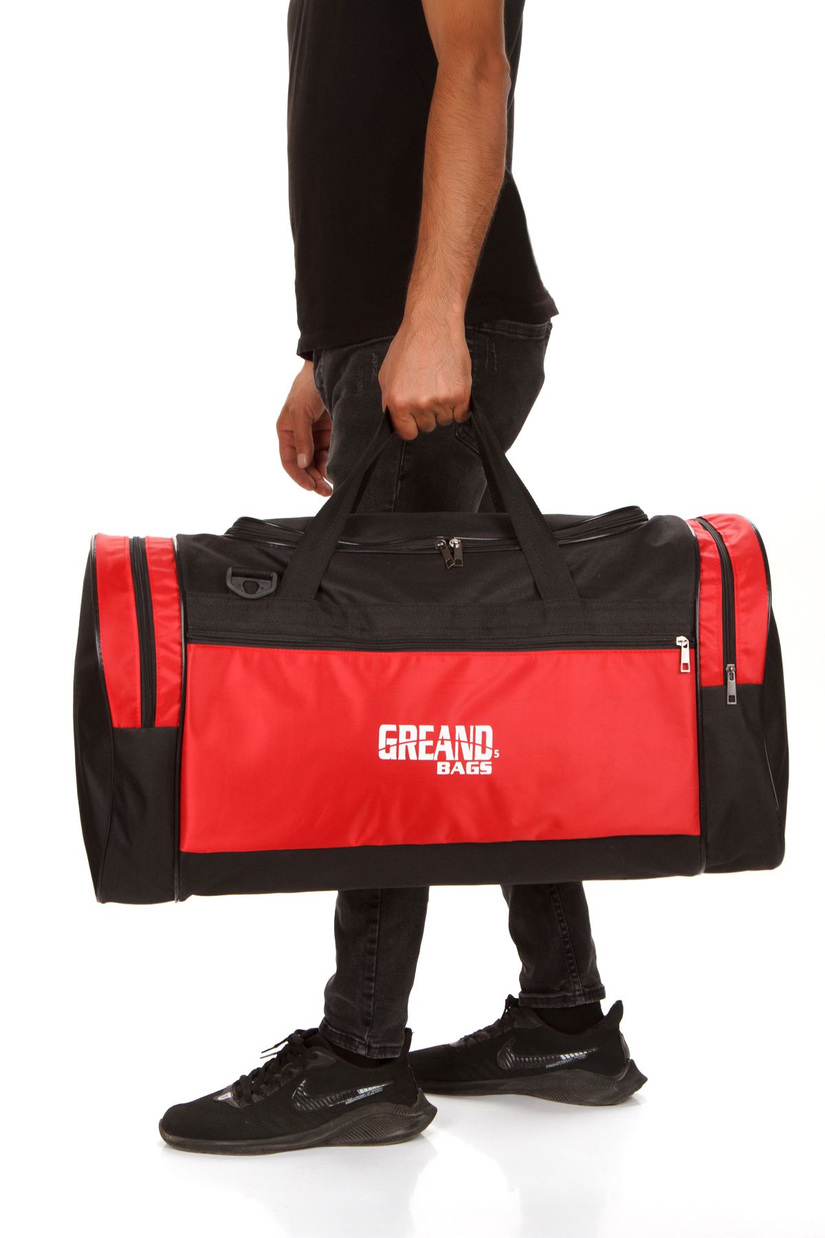 GreandBags Kırmızı Büyük BoyValiz Seyahat spo...