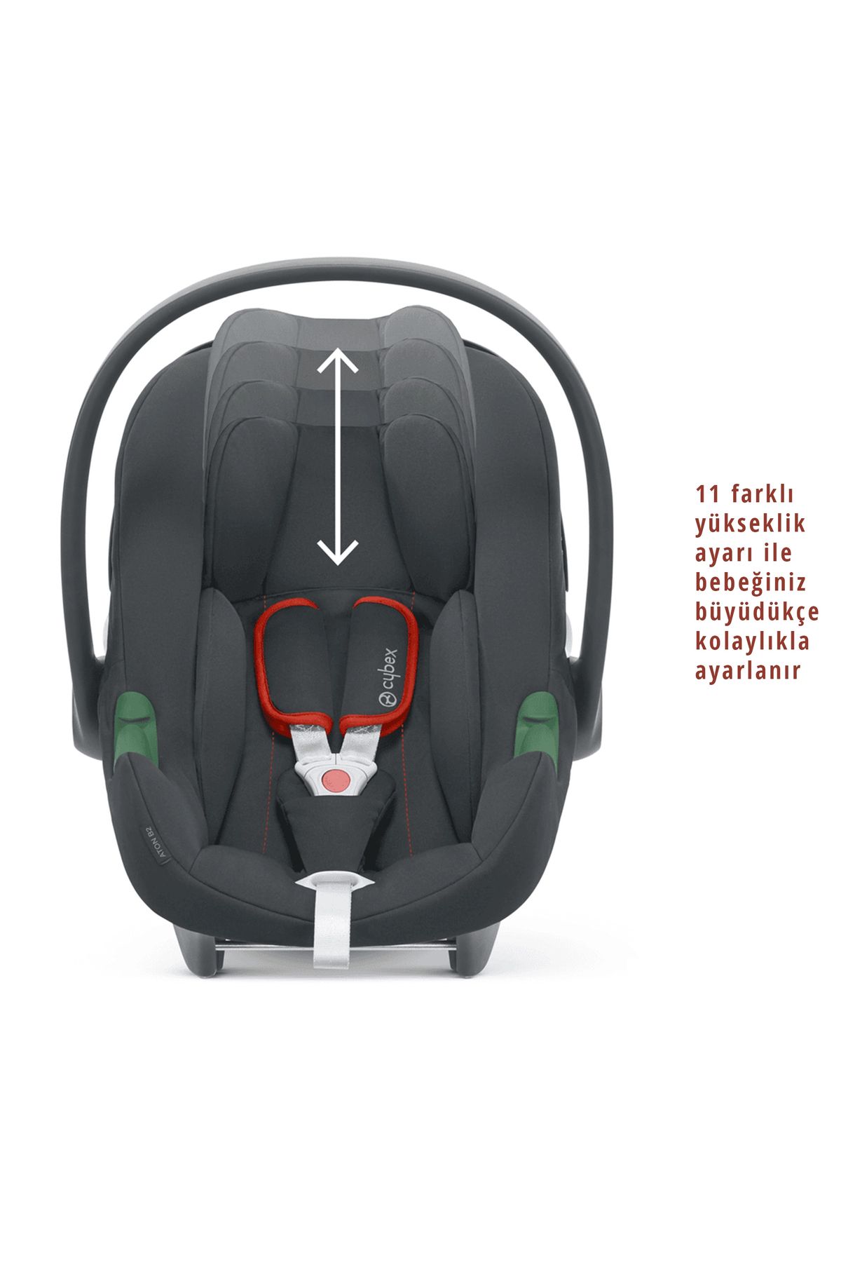 Aton B2 isize (Adac ödüllü bebek puset ana kucağı 0-13 kg)