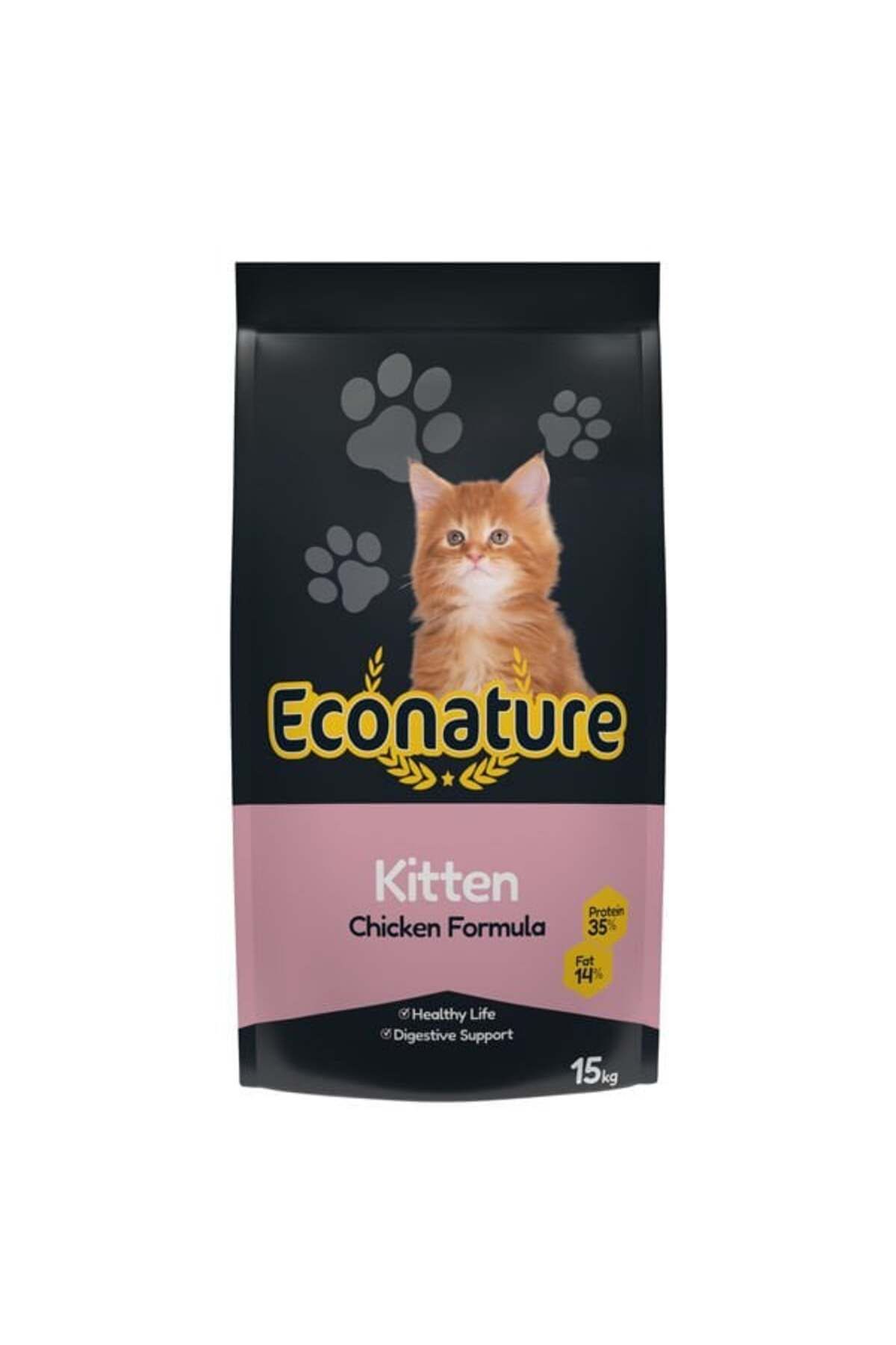 Econature Tavuklu KittenYavru Kedi Maması 15...