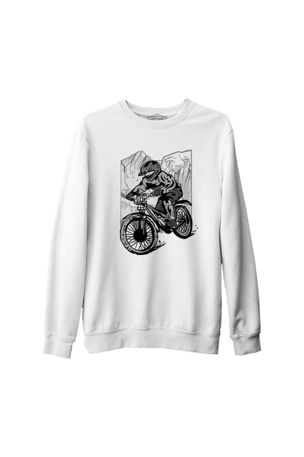 Lord T-Shirt A Biker RidingIn Front Of The Mo...