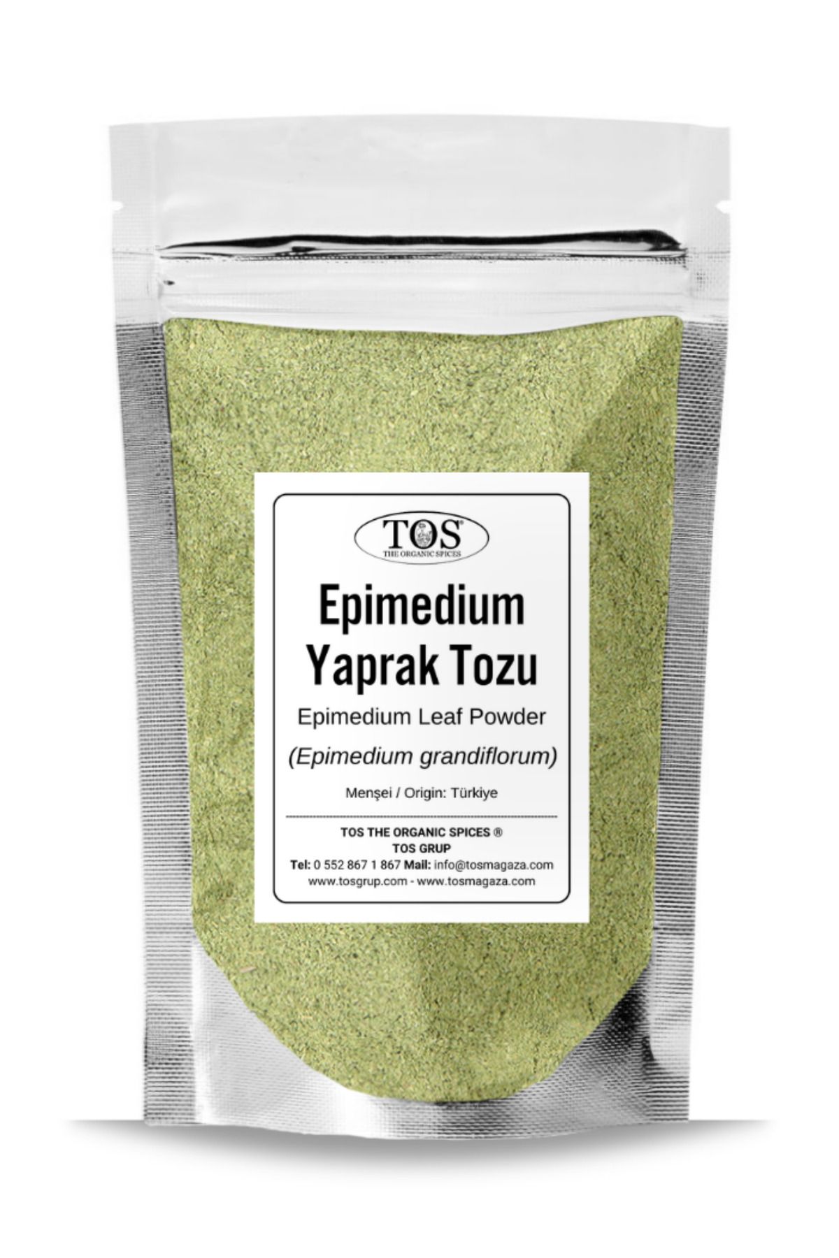 TOS The Organic Spices Epimedium Yaprak Tozu...