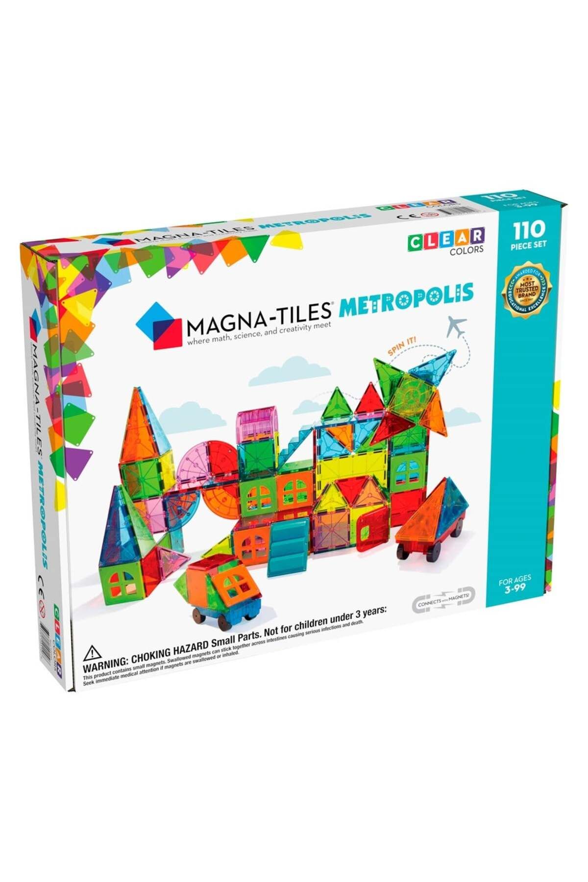 Magna Tiles Magna-tiles -Metropolis - 110 Par...