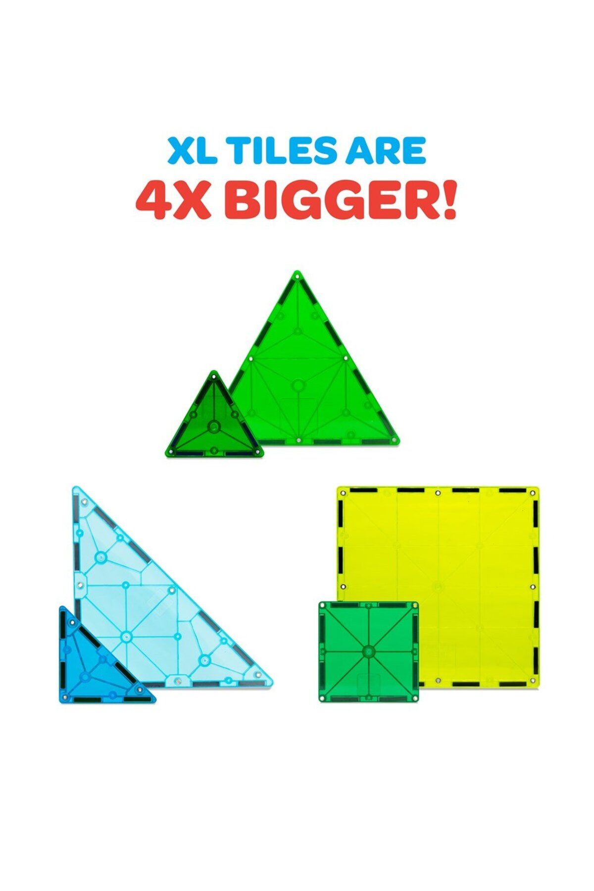 Magna-tiles - Dinozor Dünyası - 50 Parça - Xl