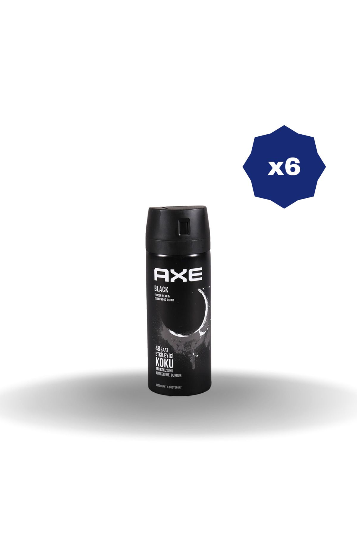 AxeBLACK DEODORANT 150 ML X6 ADET