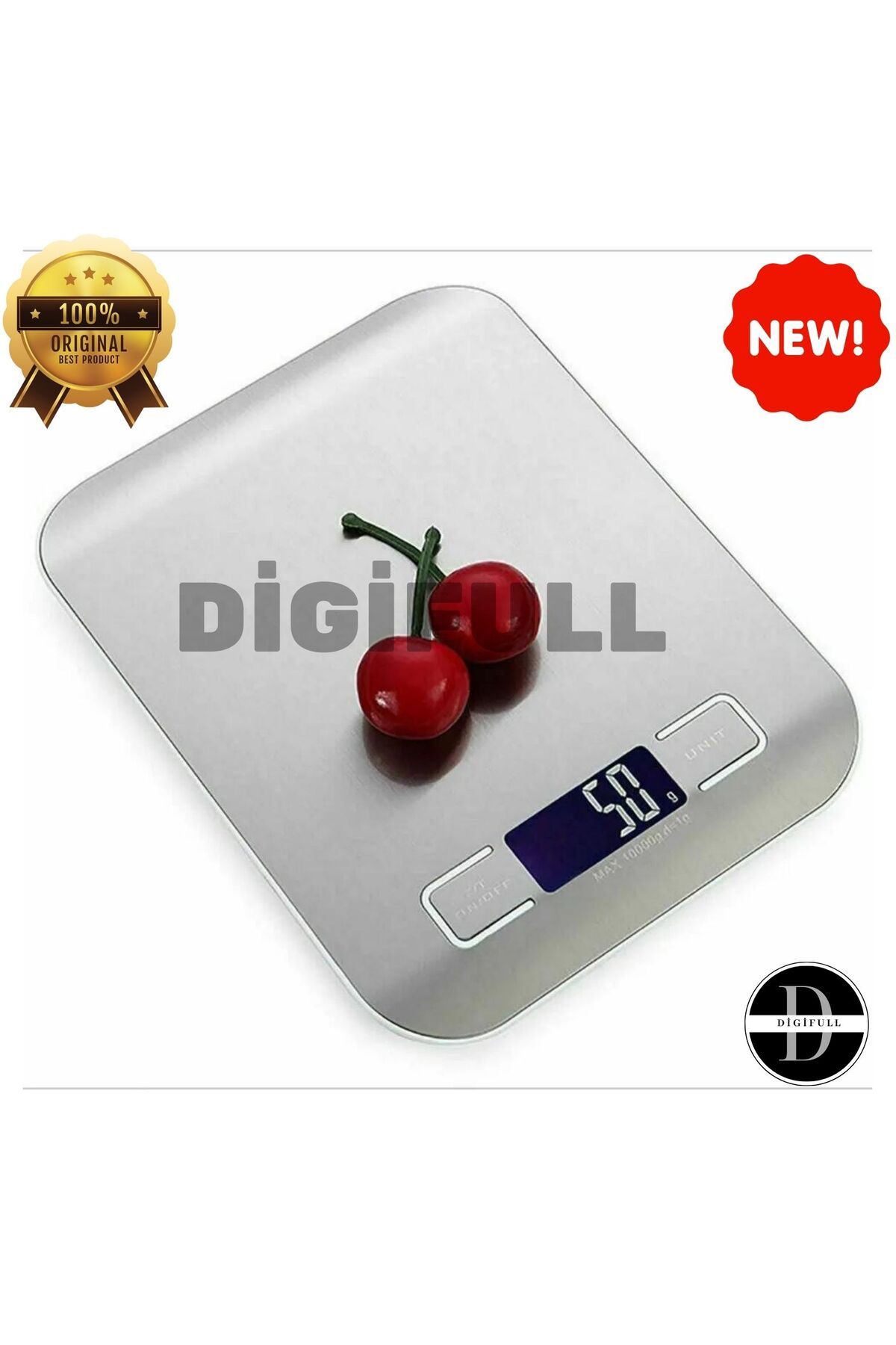 DİGİFULLDijital Lüx MutfakTerazisi 5 Kg 1 gr...