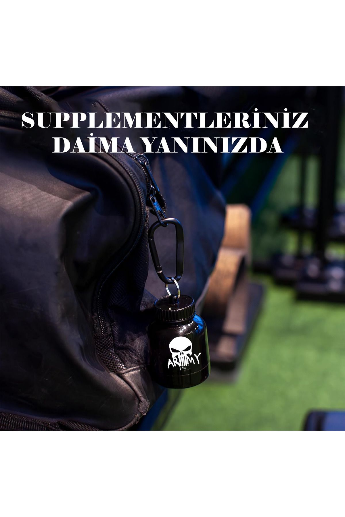 Protein Toz Saklama Hunisi Protein Toz Saklama Kabı Fitness Saklama Kabı Huni Pillbox Saklama Kutusu