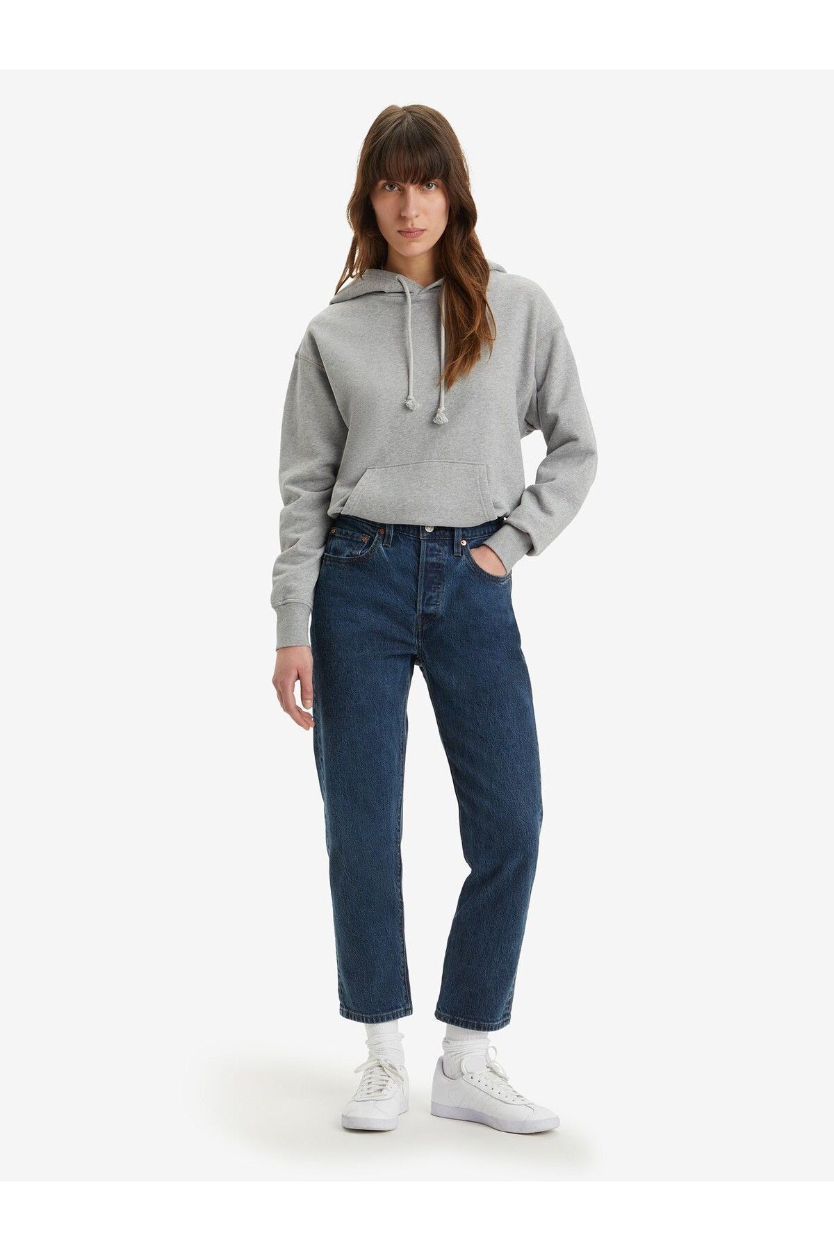 Levi's 501 CROP LOCAL TRHIDDEN HAPPINESS KADI...