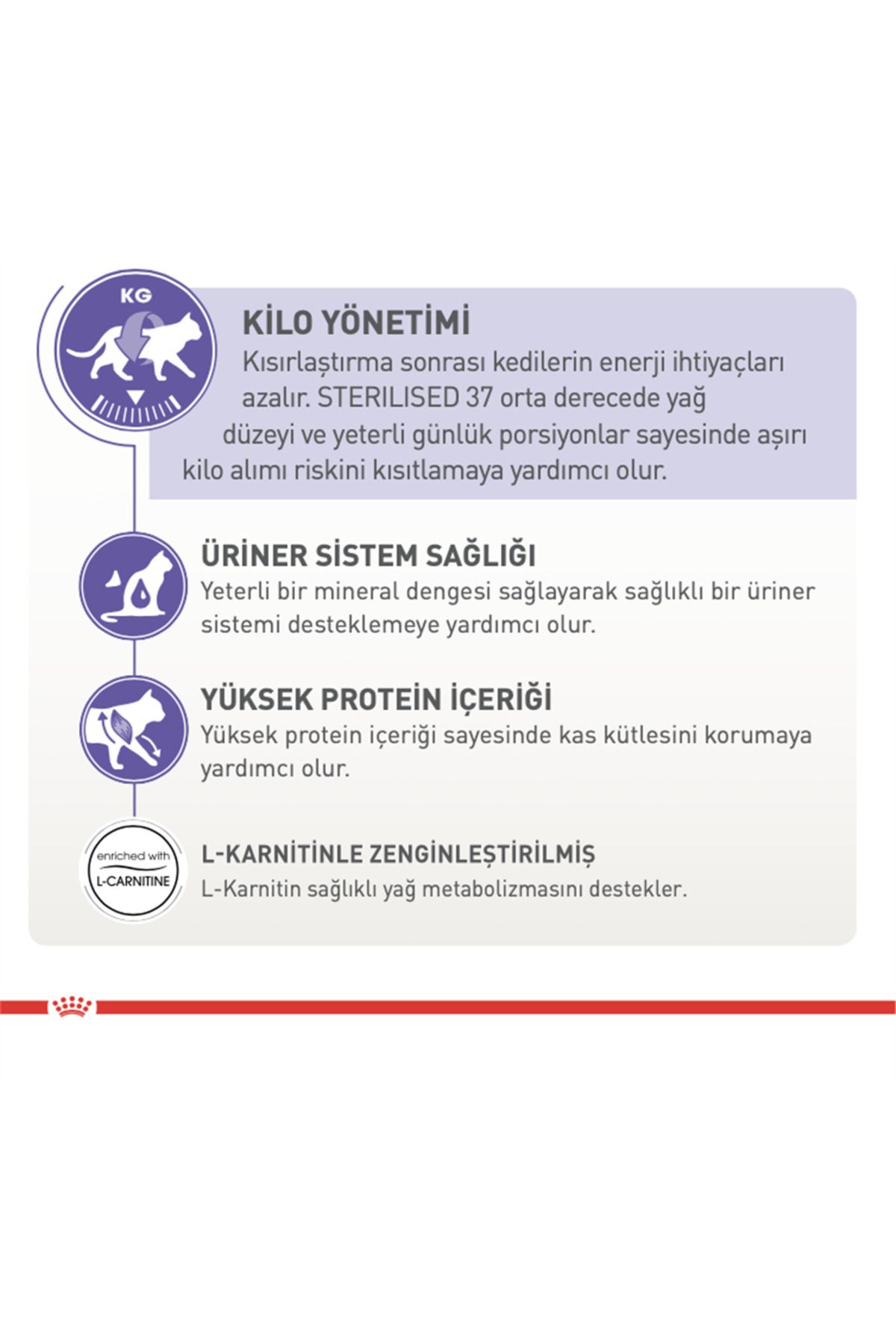 ® Sterilised 37 Kısırlaştırılmış Kedi Maması 15 Kg