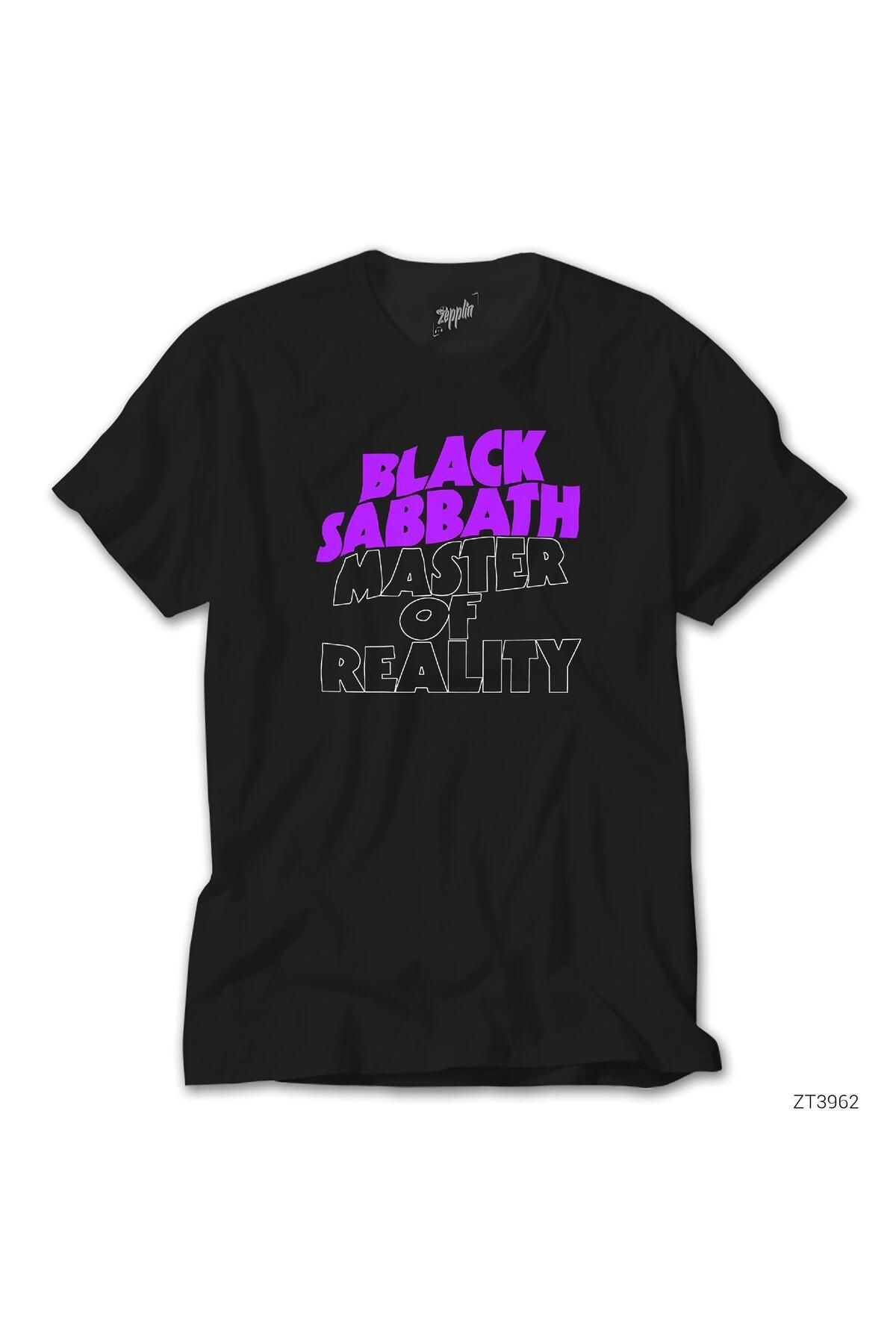 WAKHA Black Sabbath Master ofReality Siyah Ti...