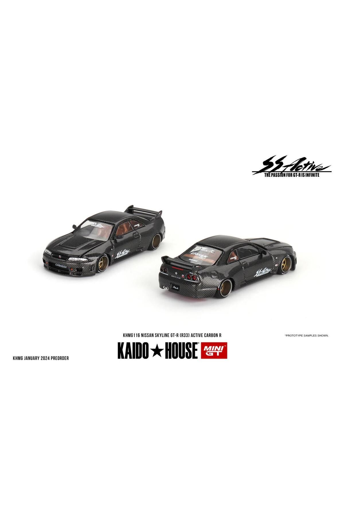 mini gt 1/64 Nissan SkylineGt-r (R33) Active...