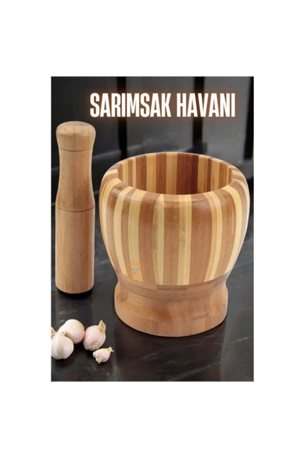 calleren Sarımsak HavanıBambu - CLN8721-7128