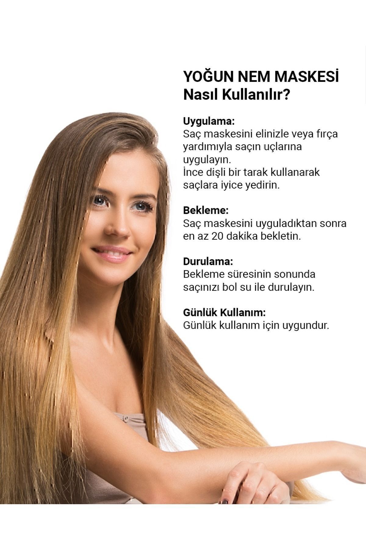 Kuru Ve Yıpranmış Saçlar Için Keratin & Biotin Onarıcı Saç Maskesi 500 ml