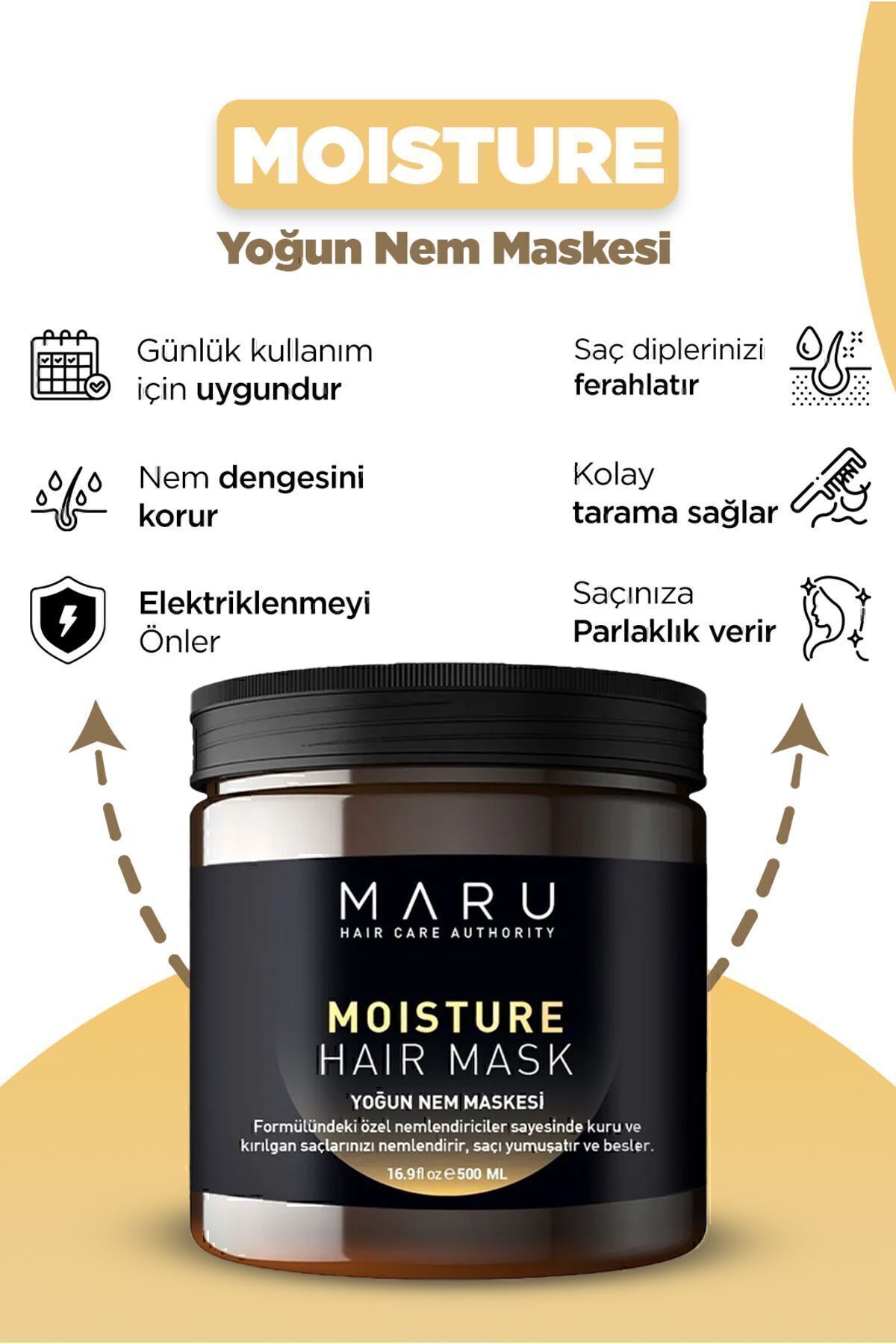 MARUKuru Ve Yıpranmış SaçlarIçin Keratin & Bi...