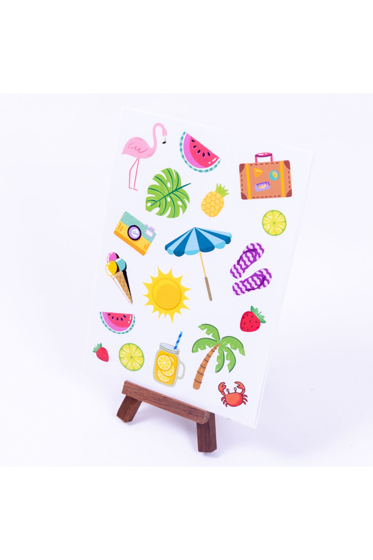 BimotifRenkli Summer DoddleSticker Seti, A5 1...