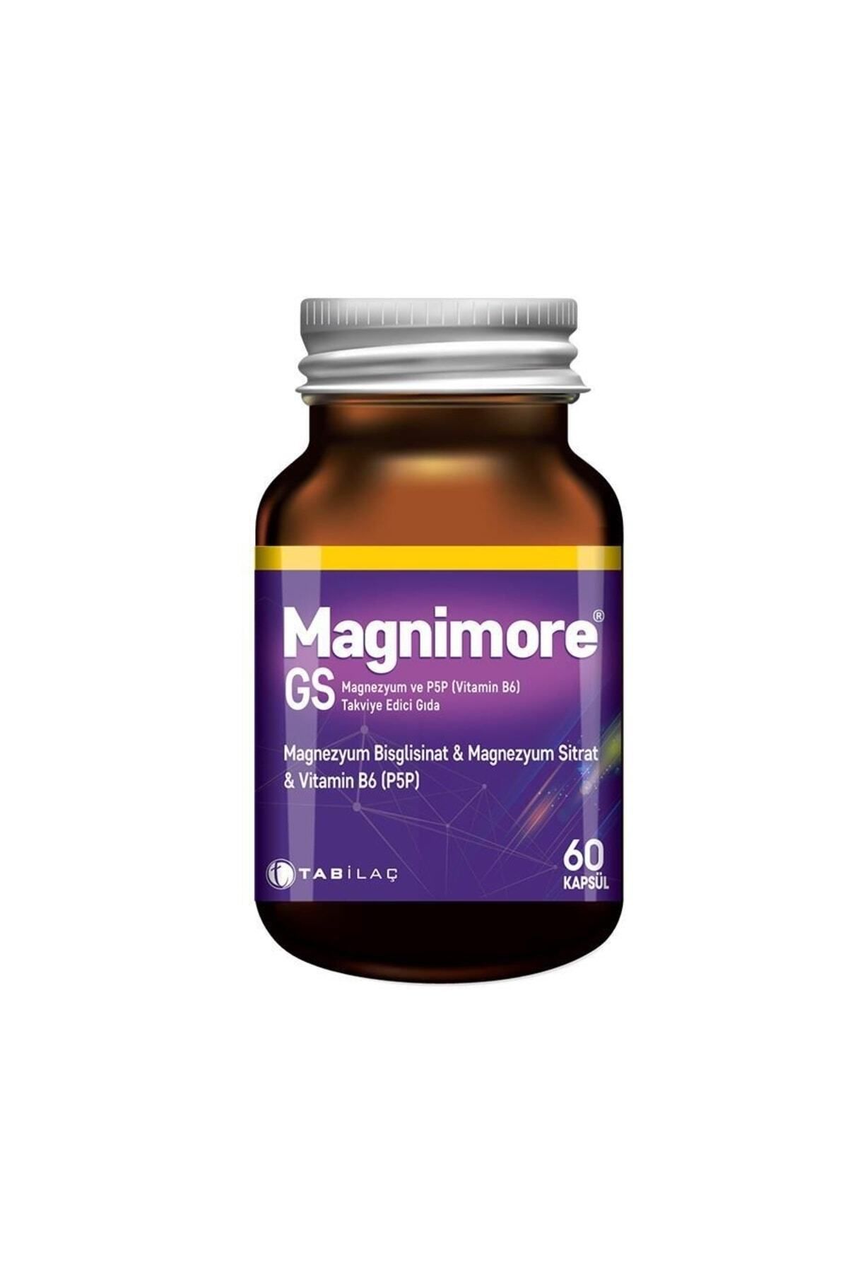 MagnimoreGs Magnezyum Ve P5pVitamin B6 60 Kap...