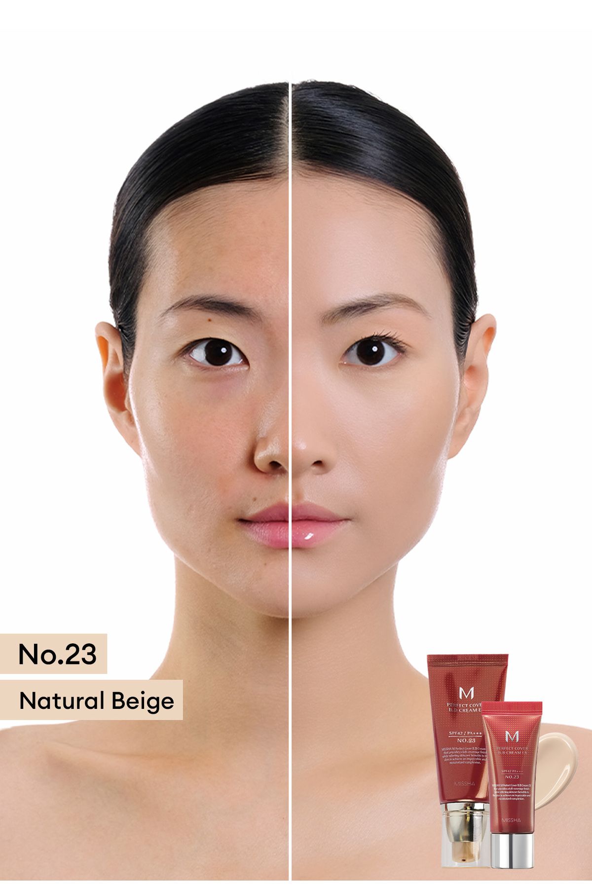 Mükemmel Kapatıcılık Sunan Çok Fonksiyonlu M Perfect Cover BB Cream Ex SPF42/PA+++ No.21 (50ml)