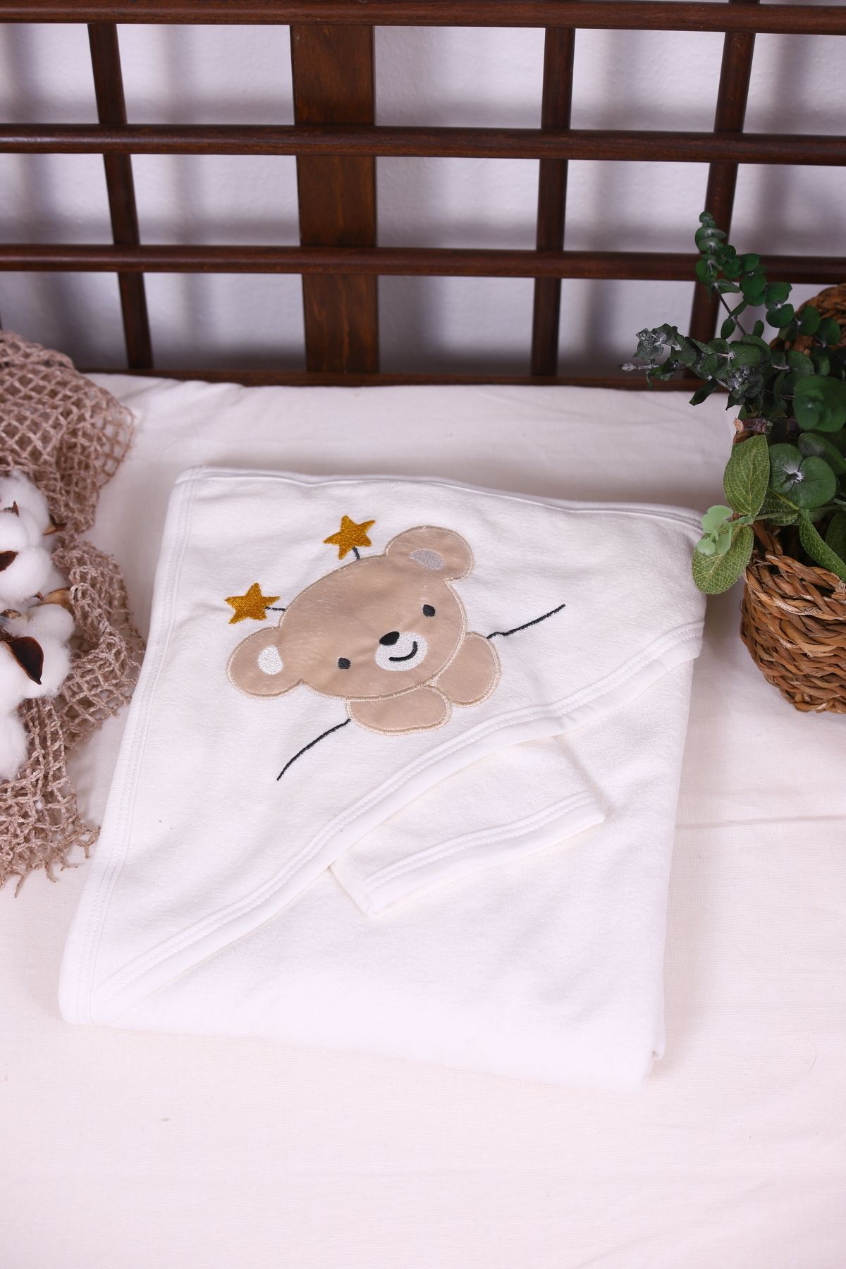 Buude KidsBear YıldızNakışlı Pamuklu Unisex K...