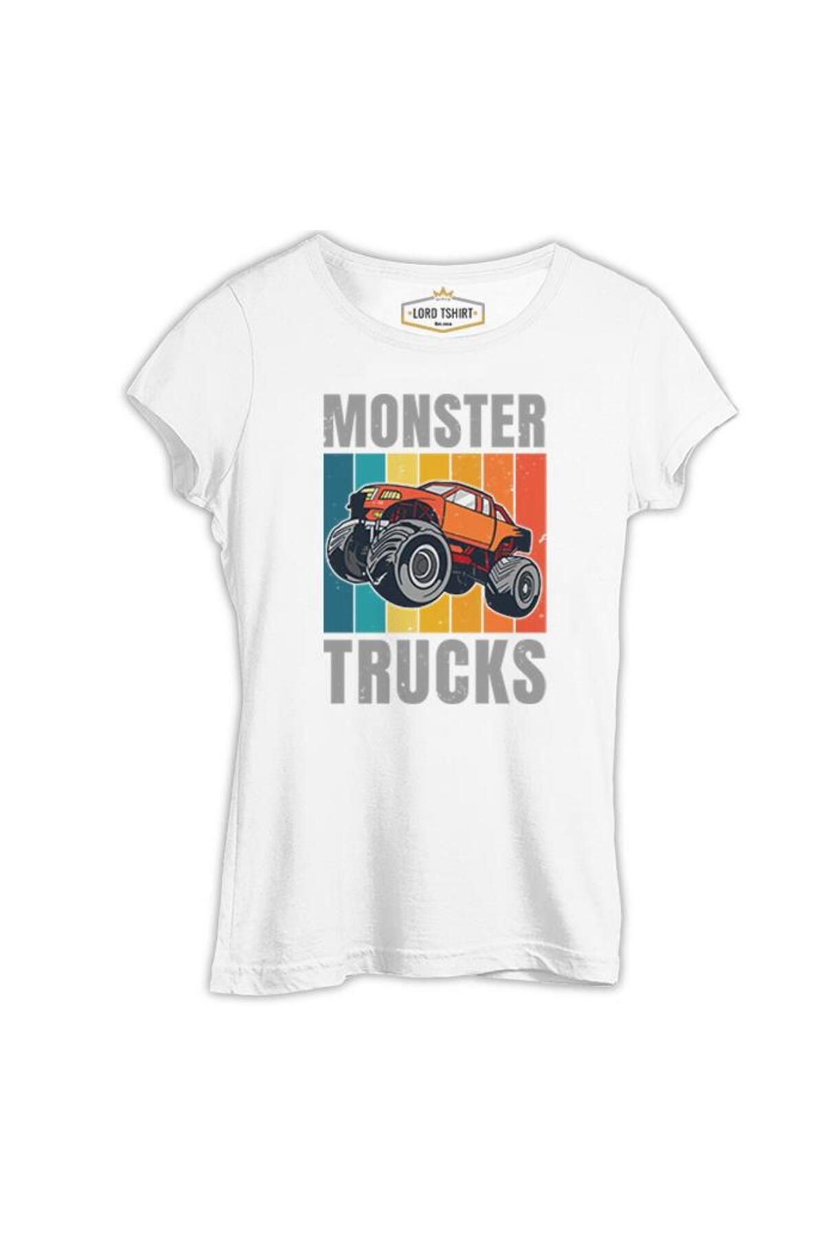 Lord T-ShirtMonster TrucksWit Retro Backgroun...