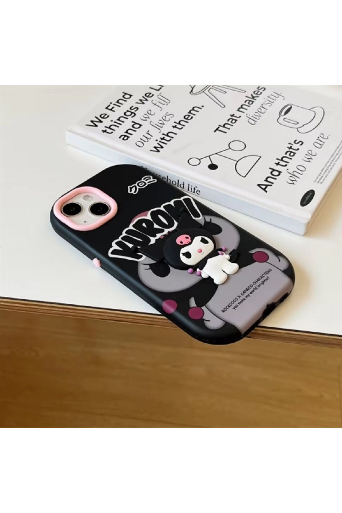 hediyeconceptiİphone SanrioKuromi Yumuşak Sil...