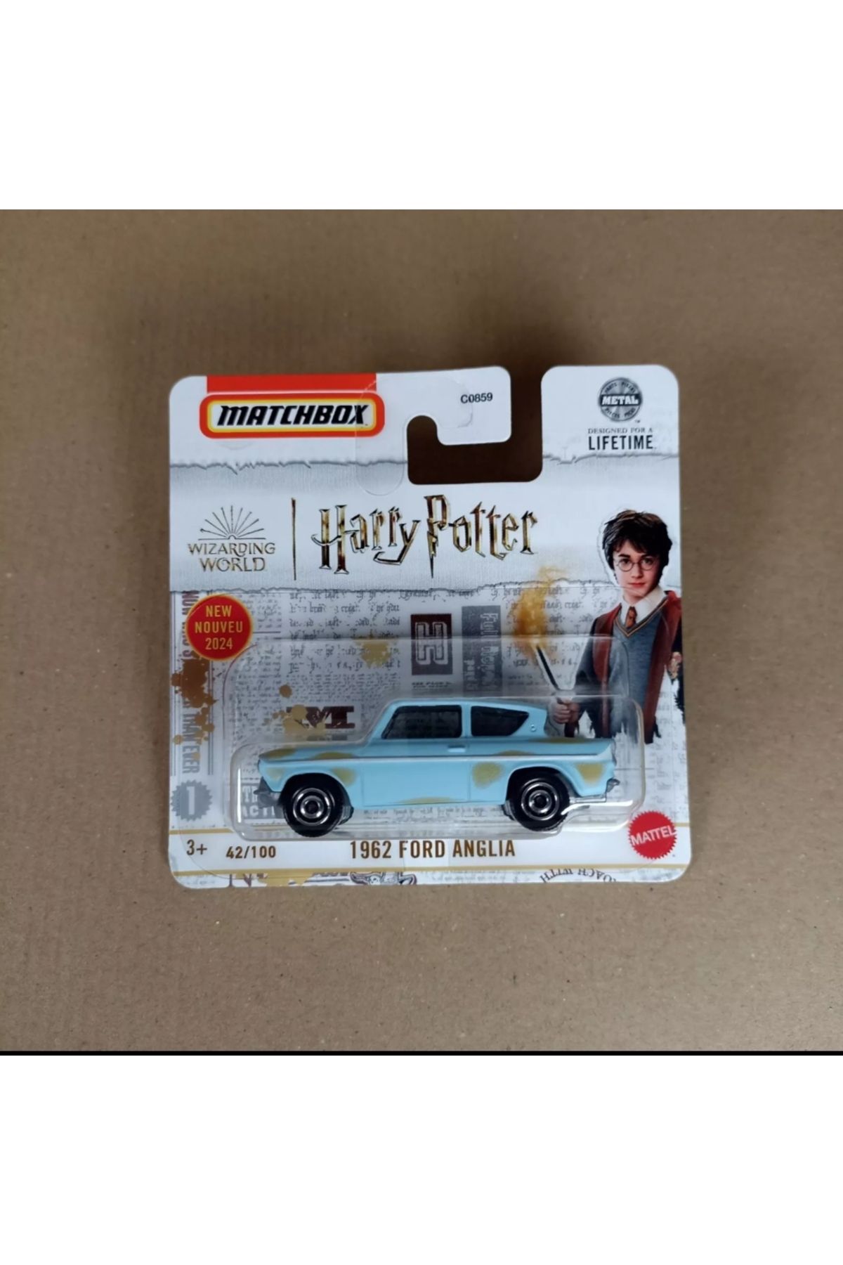 HOT WHEELSMatchbox HarryPotter 1/64 1962 Ford...