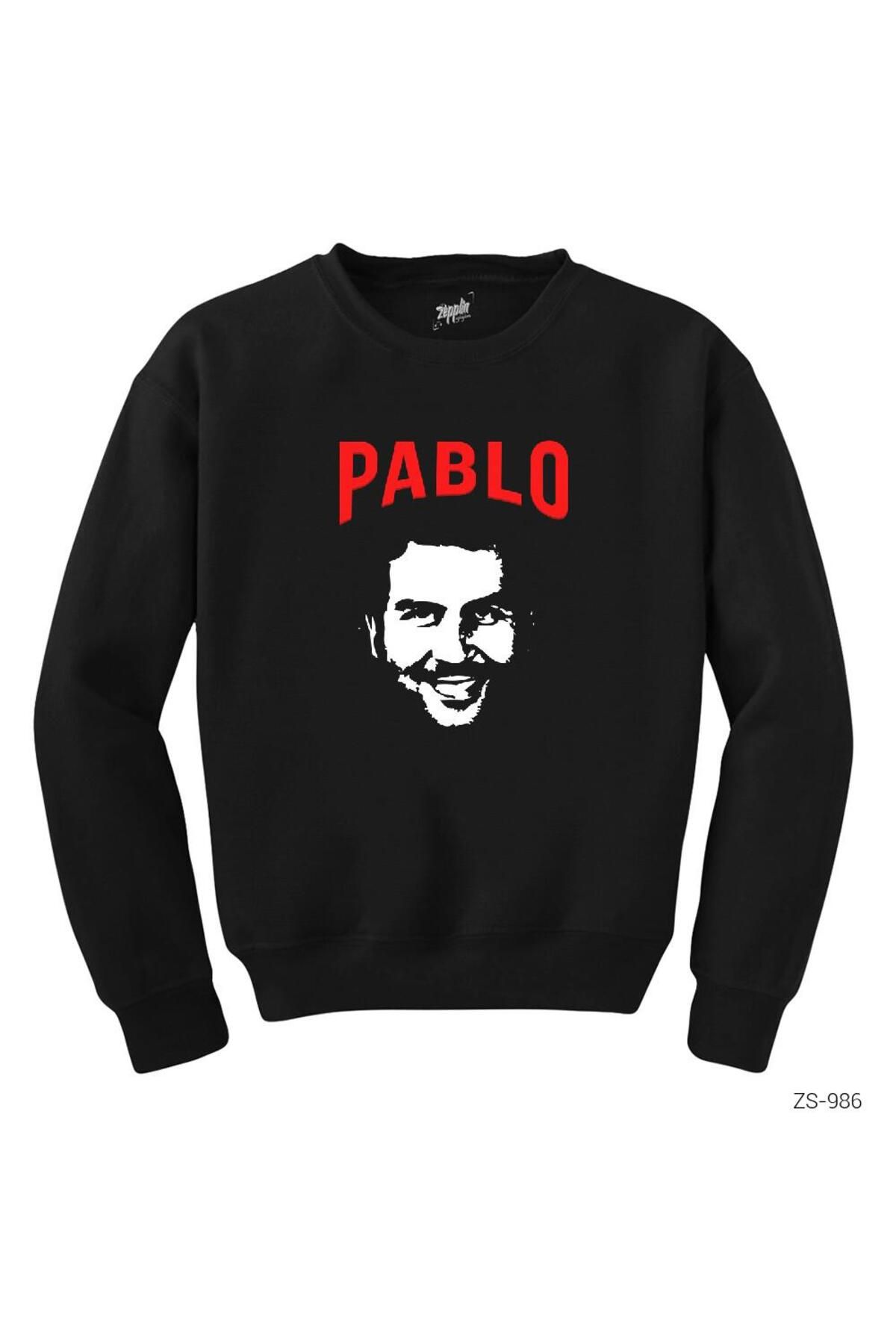 wuqhu Narcos Pablo SiyahSweatshirt