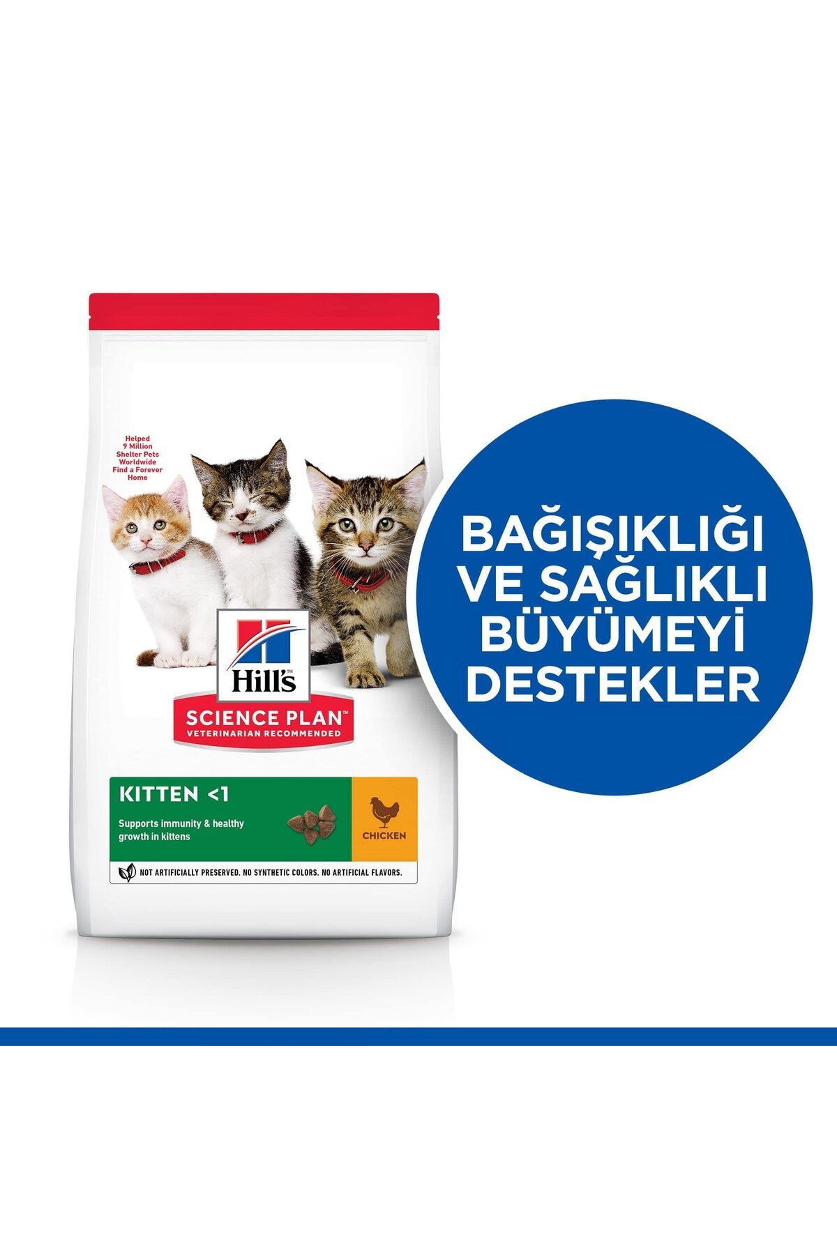 Kitten Tavuklu Yavru Kuru Kedi Maması 1.5 Kg