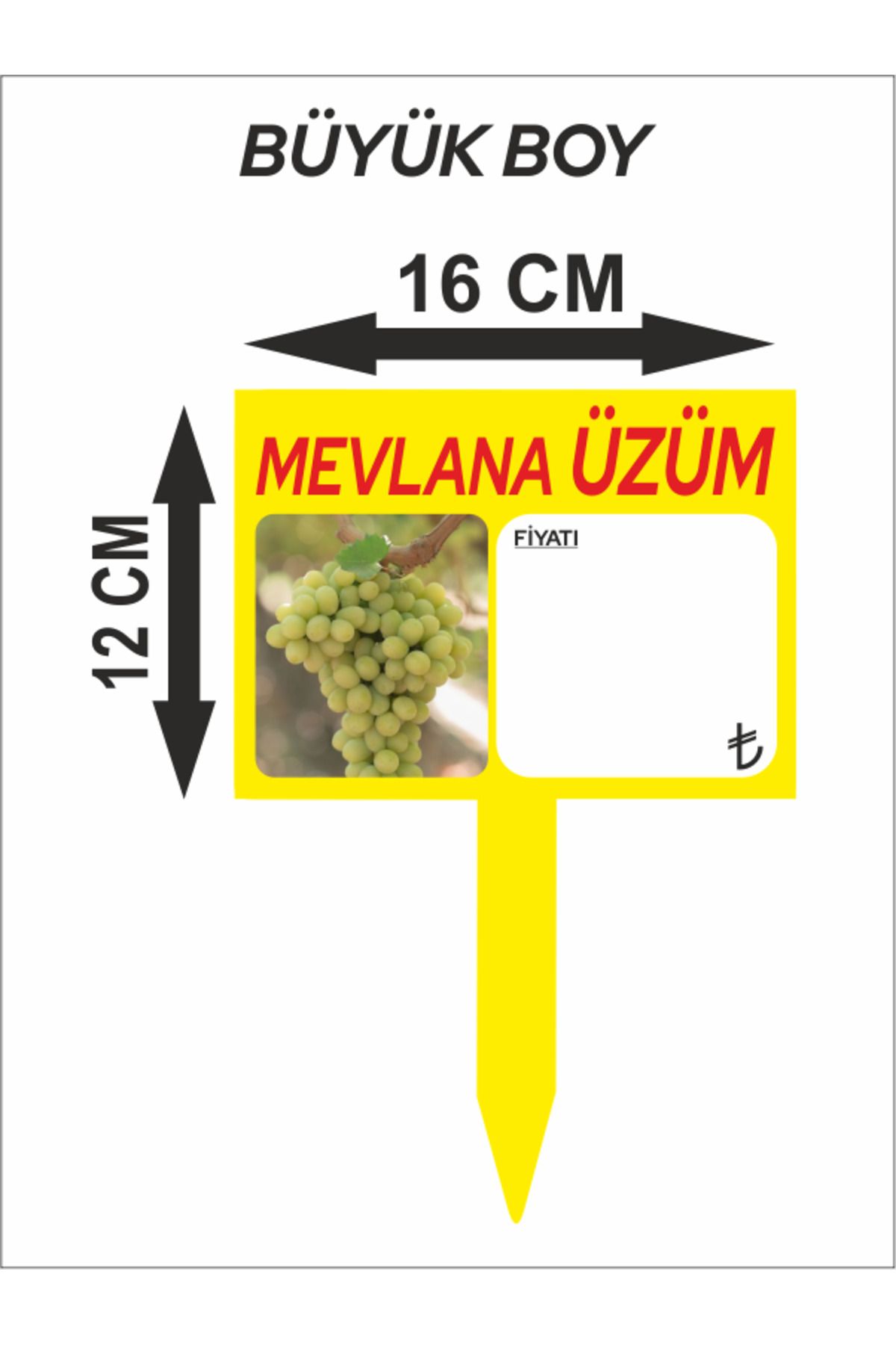 çavuşoğlu etiket 16x12 EbatMevlana Üzüm Baskı...