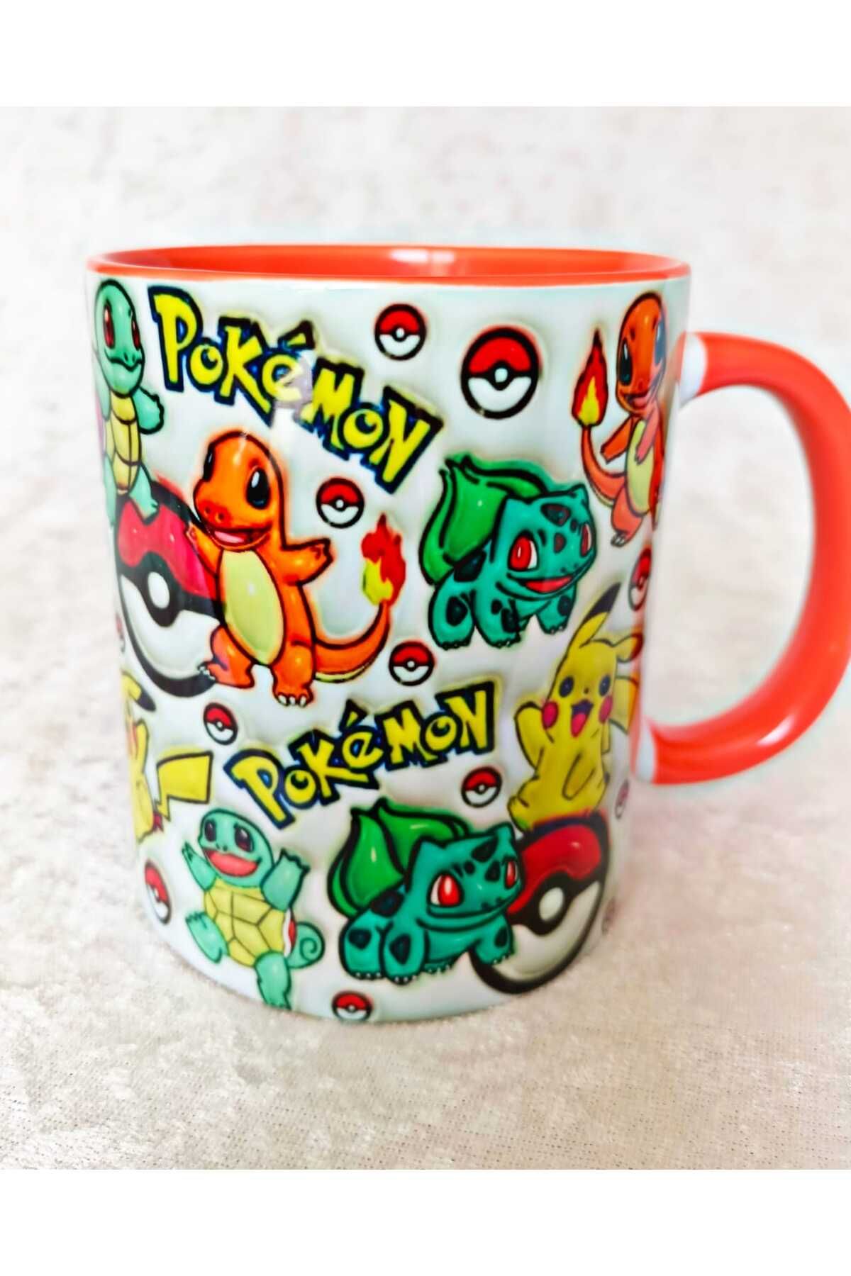 Pokemon 3D baskı büyük boy kupa